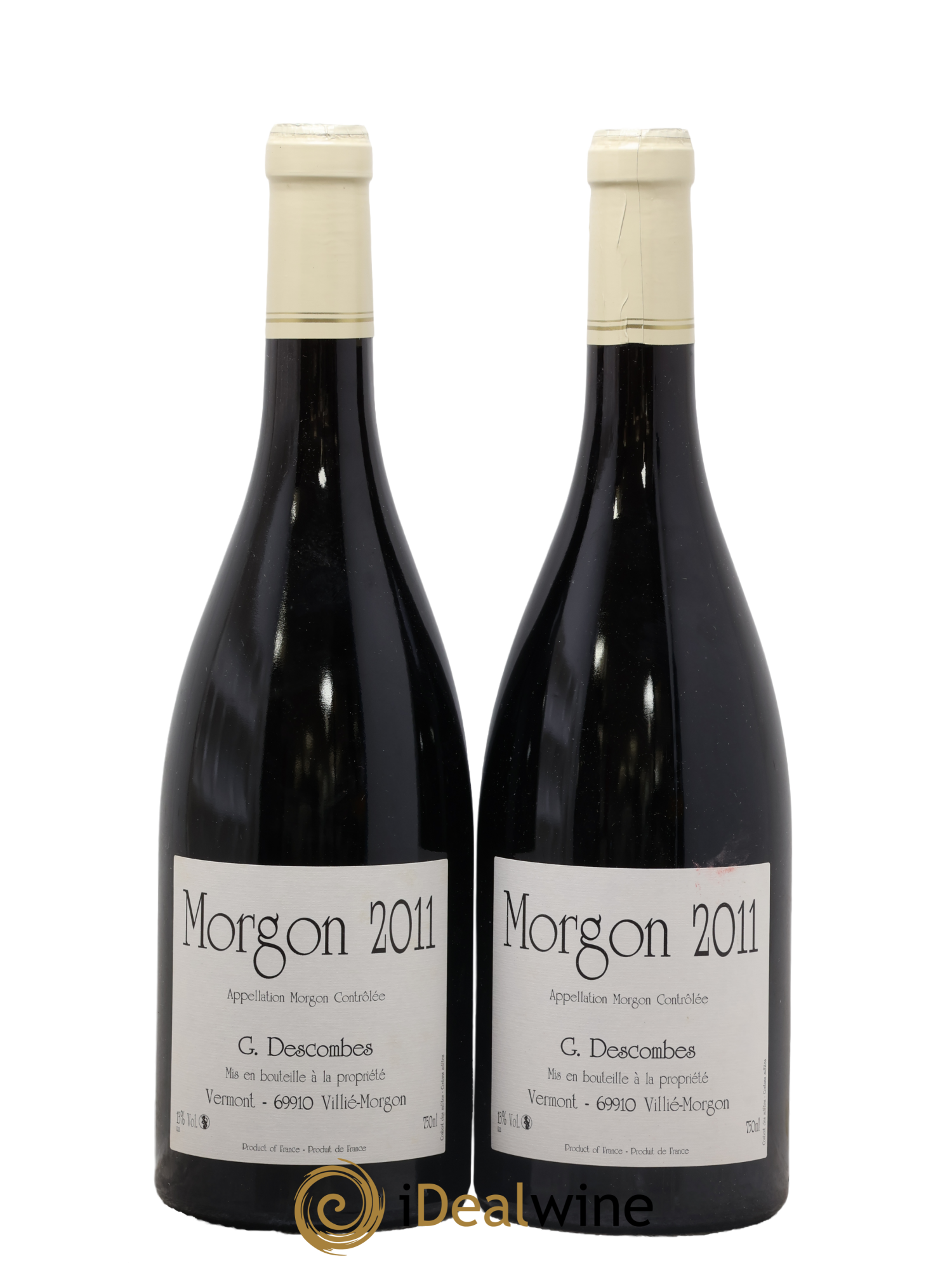 Morgon Vieilles vignes Georges Descombes (Domaine) 2011 - Posten von 2 Flaschen - 0