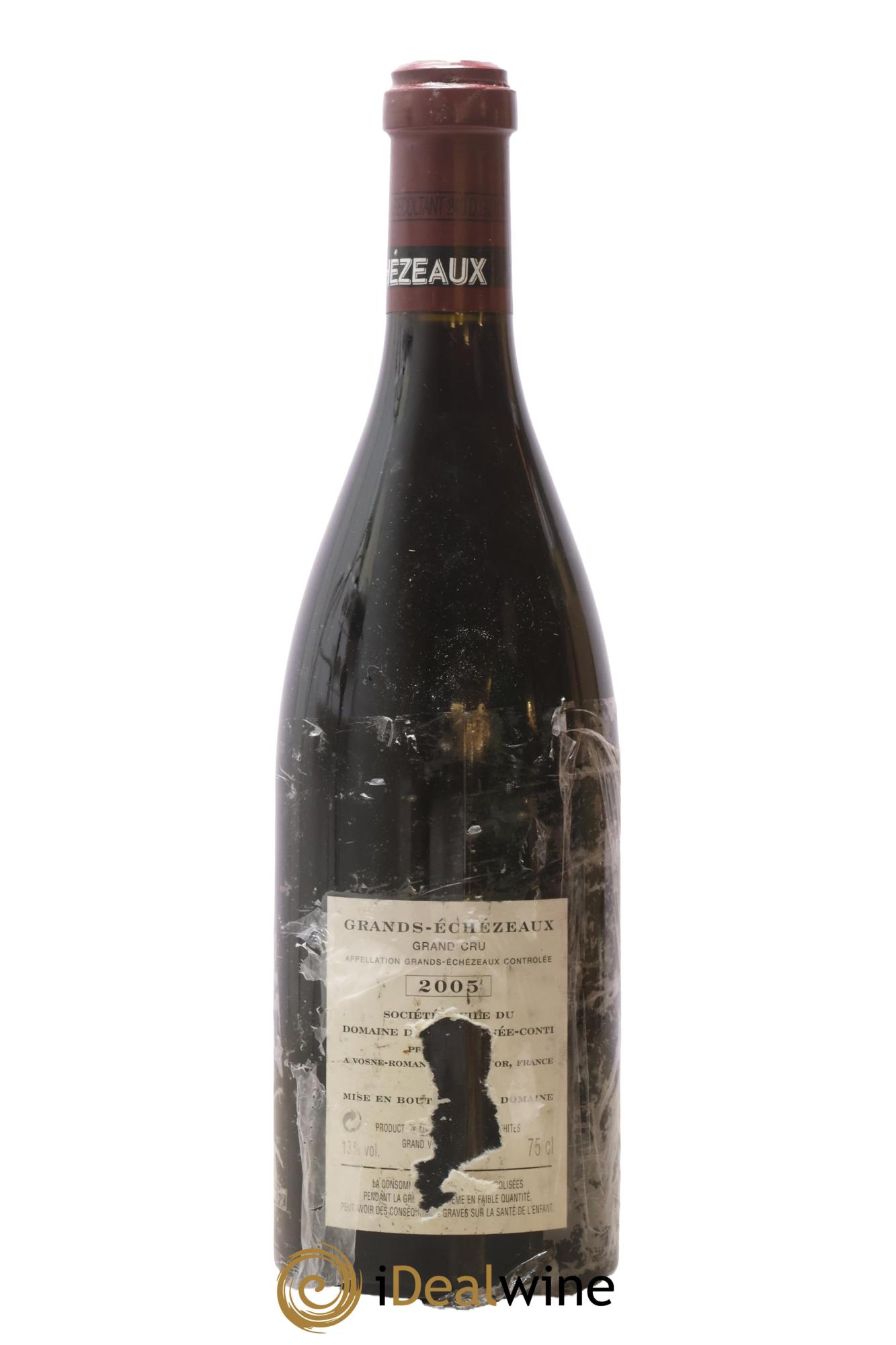 Grands-Echezeaux Grand Cru Domaine de la Romanée-Conti 2005 - Lot of 1 bottle - 1