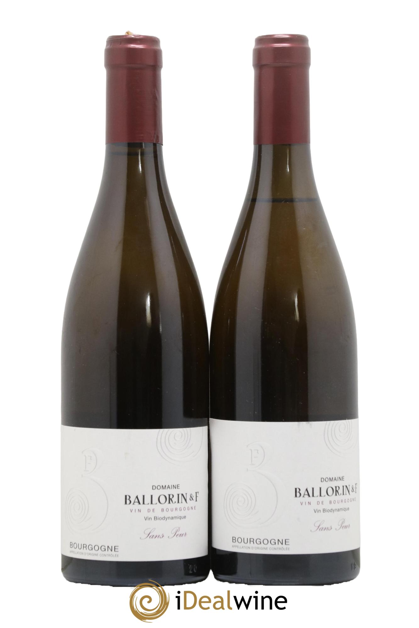 Bourgogne Sans Peur Ballorin & F(Domaine) 2020 - Lot de 2 bouteilles - 0