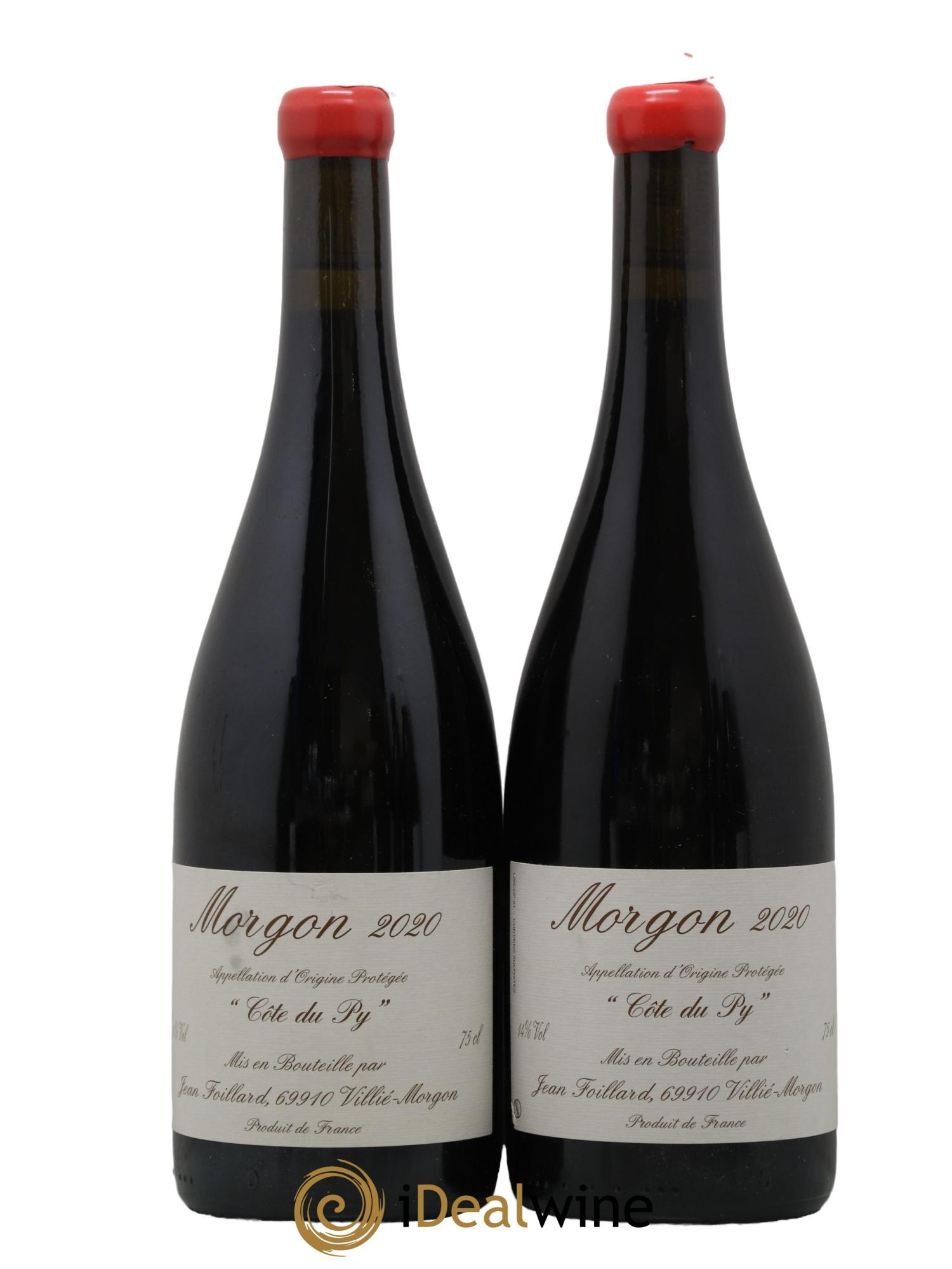 Morgon Côte du Py Jean Foillard 2020 - Lot de 2 bouteilles - 0