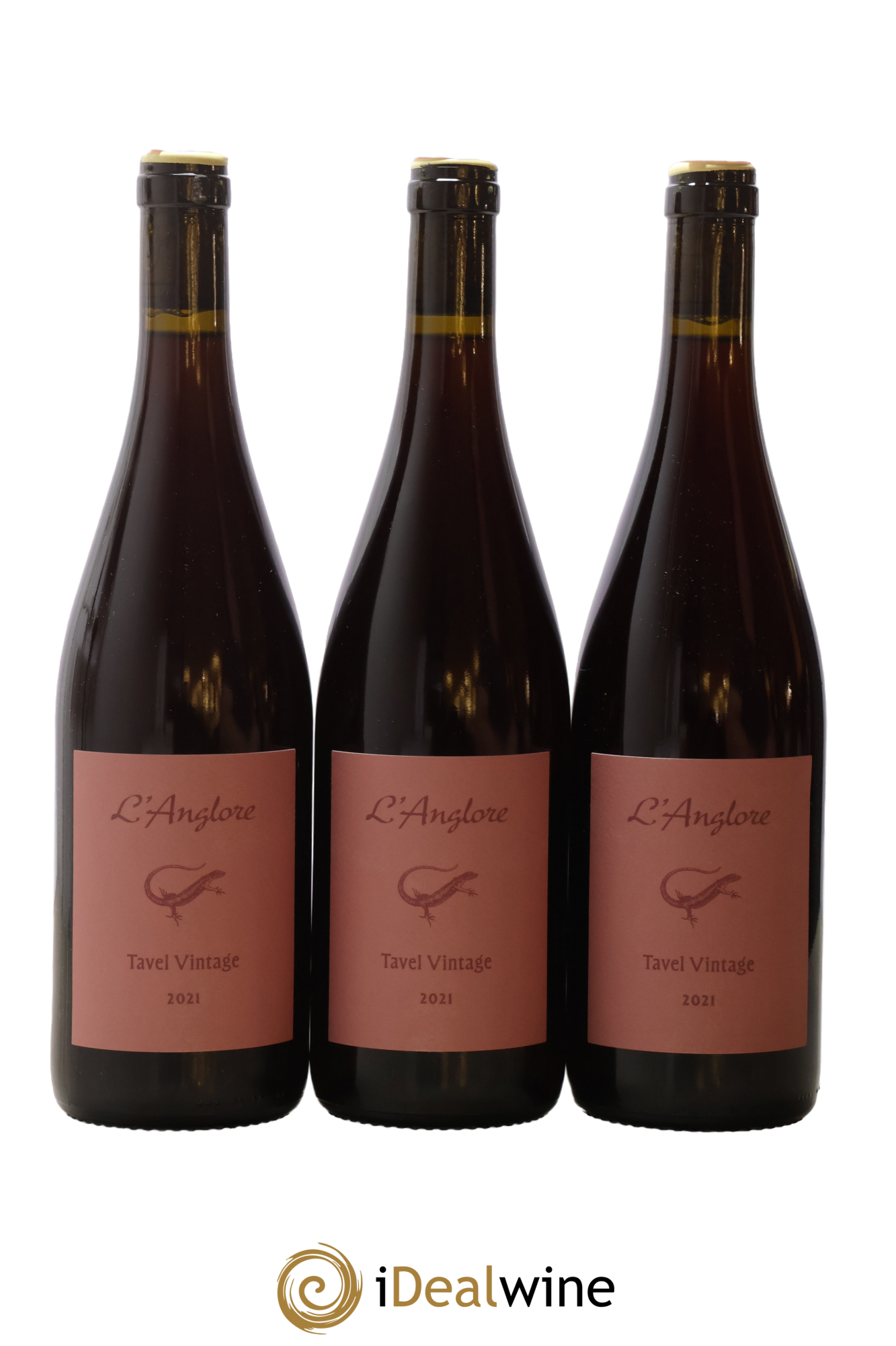 Tavel Vintage L'Anglore 2021 - Lot de 3 bouteilles - 0