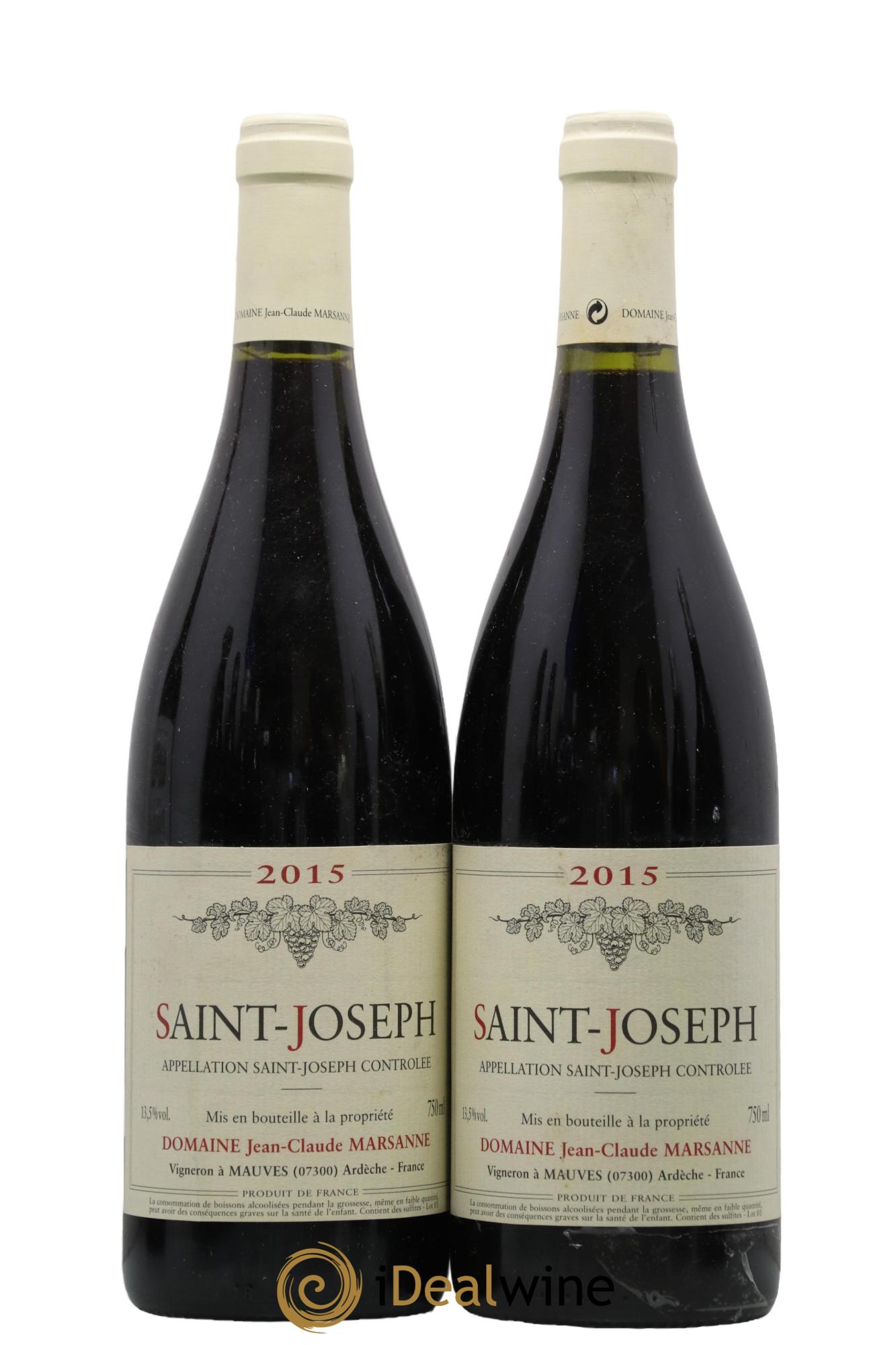 Saint-Joseph Jean-Claude Marsanne (Domaine) 2015 - Lot de 2 bouteilles - 0