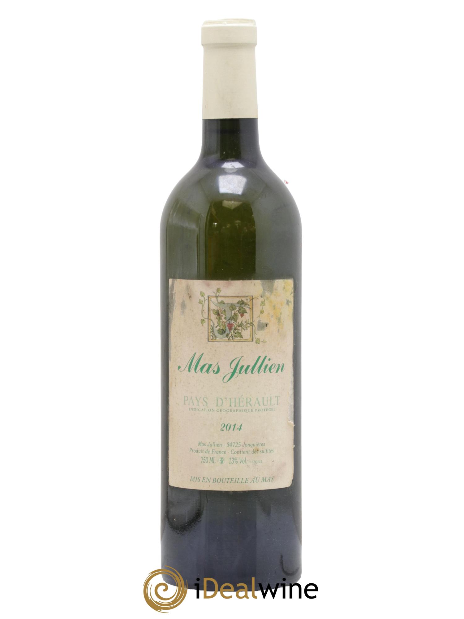 IGP Pays d'Hérault Mas Jullien Olivier Jullien 2014 - Lot de 1 bouteille - 0