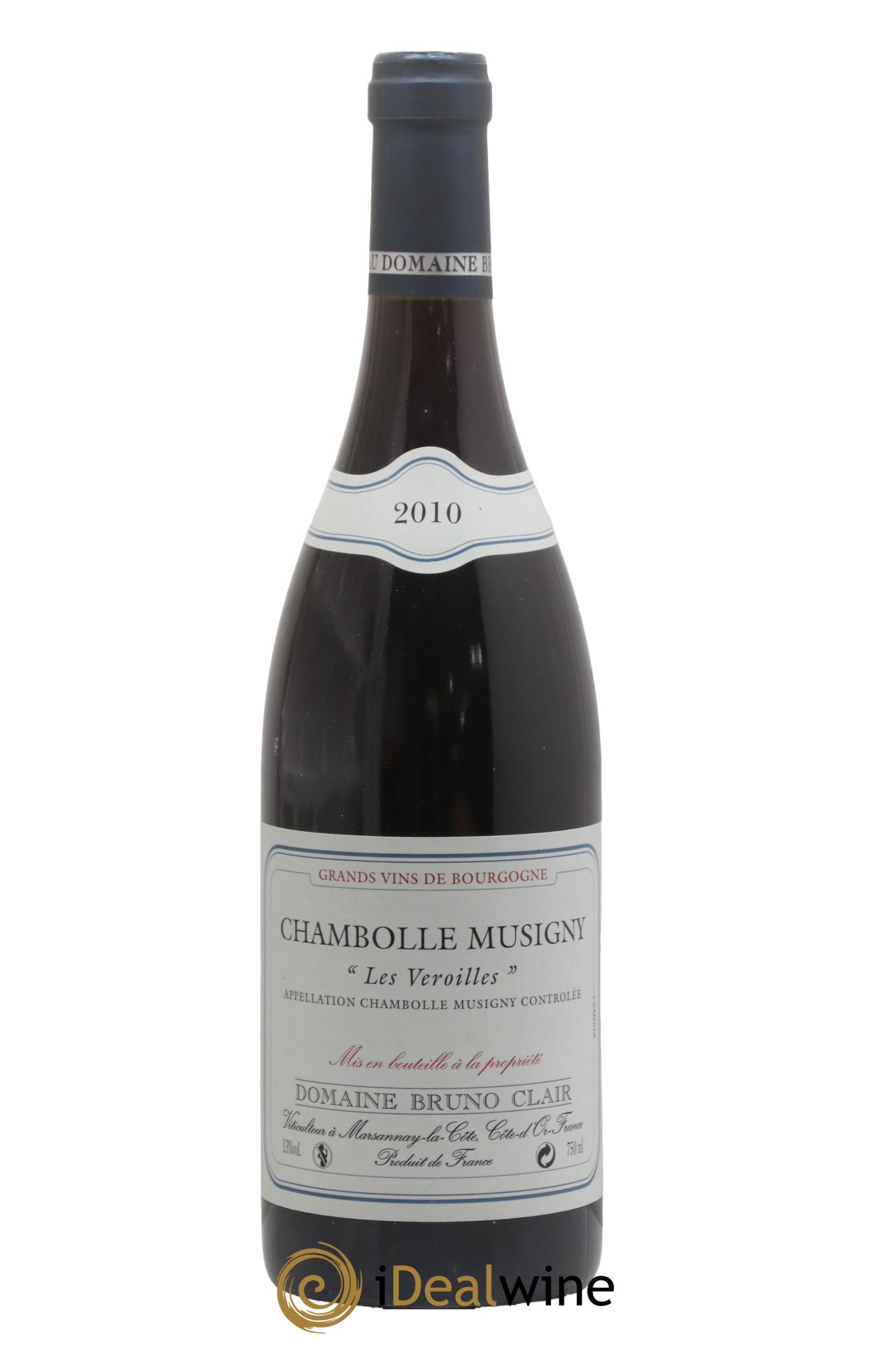 Chambolle-Musigny Les Veroilles Bruno Clair (Domaine) 2010 - Lot de 1 bouteille - 0