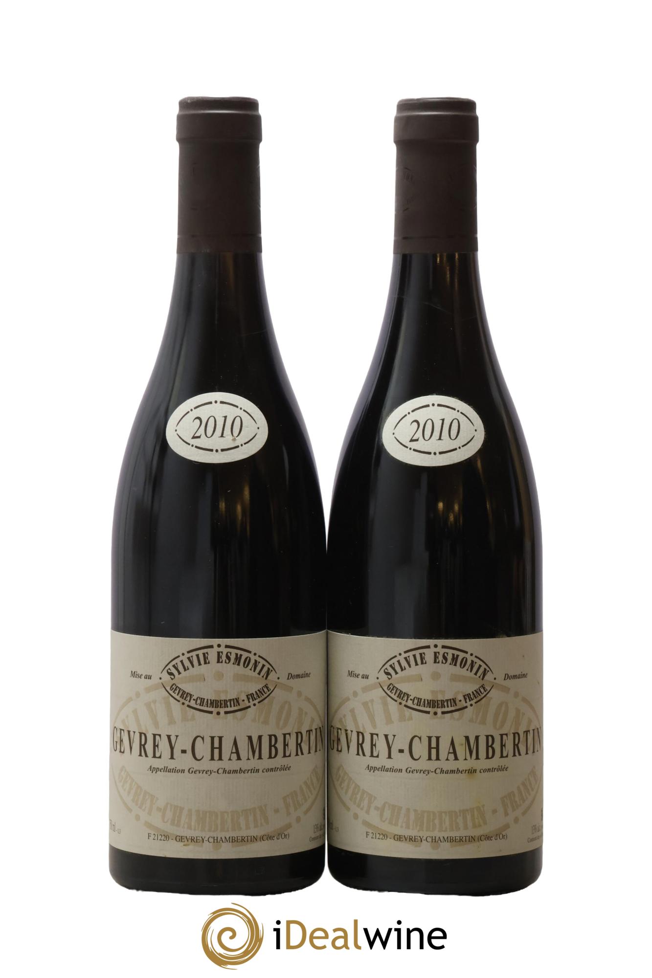 Gevrey-Chambertin Sylvie Esmonin 2010 - Lot de 2 bouteilles - 0