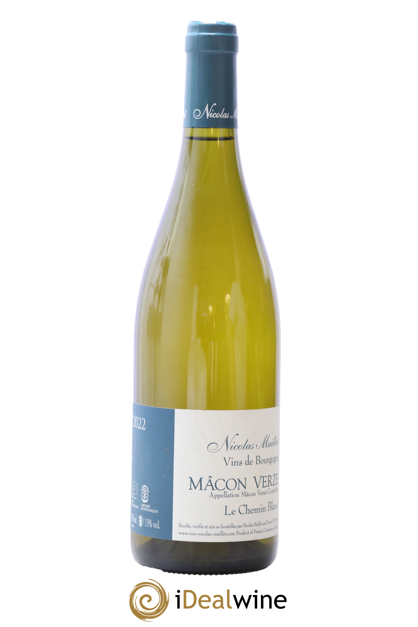 Mâcon-Verzé Le Chemin Blanc Nicolas Maillet 2022 - Lot de 1 bouteille - 0