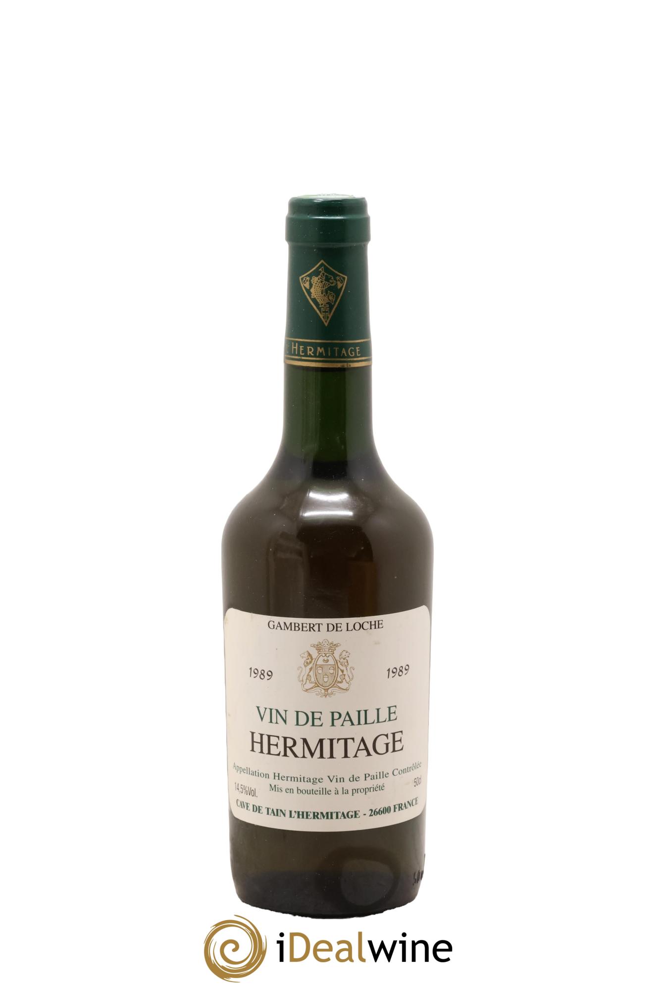 Hermitage Vin de Paille Gambert de Loche Cave de Tain 1989 - Lot de 1 format 50cl - 1