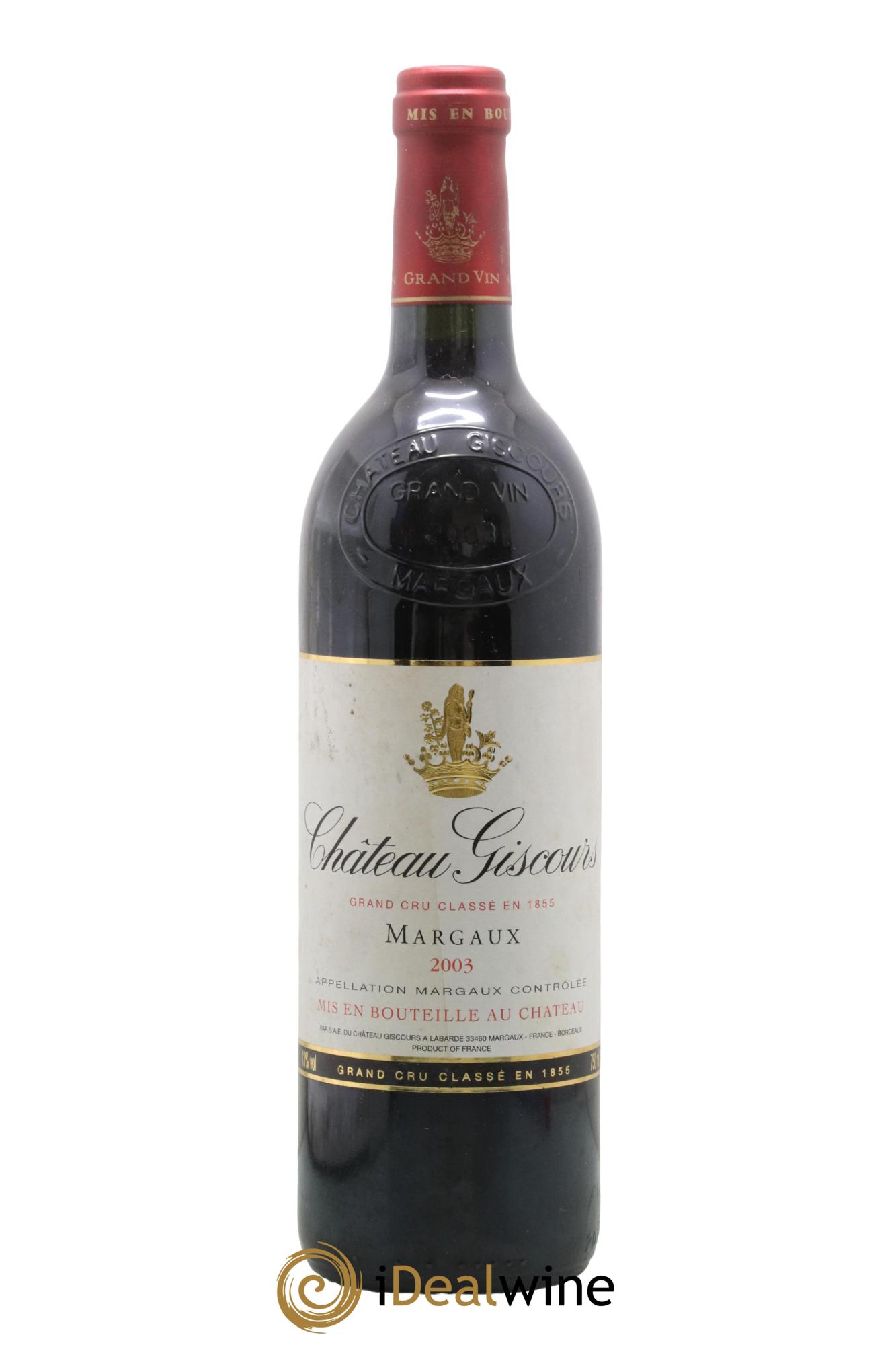 Château Giscours 3ème Grand Cru Classé 2003 - Lot de 1 bouteille - 0