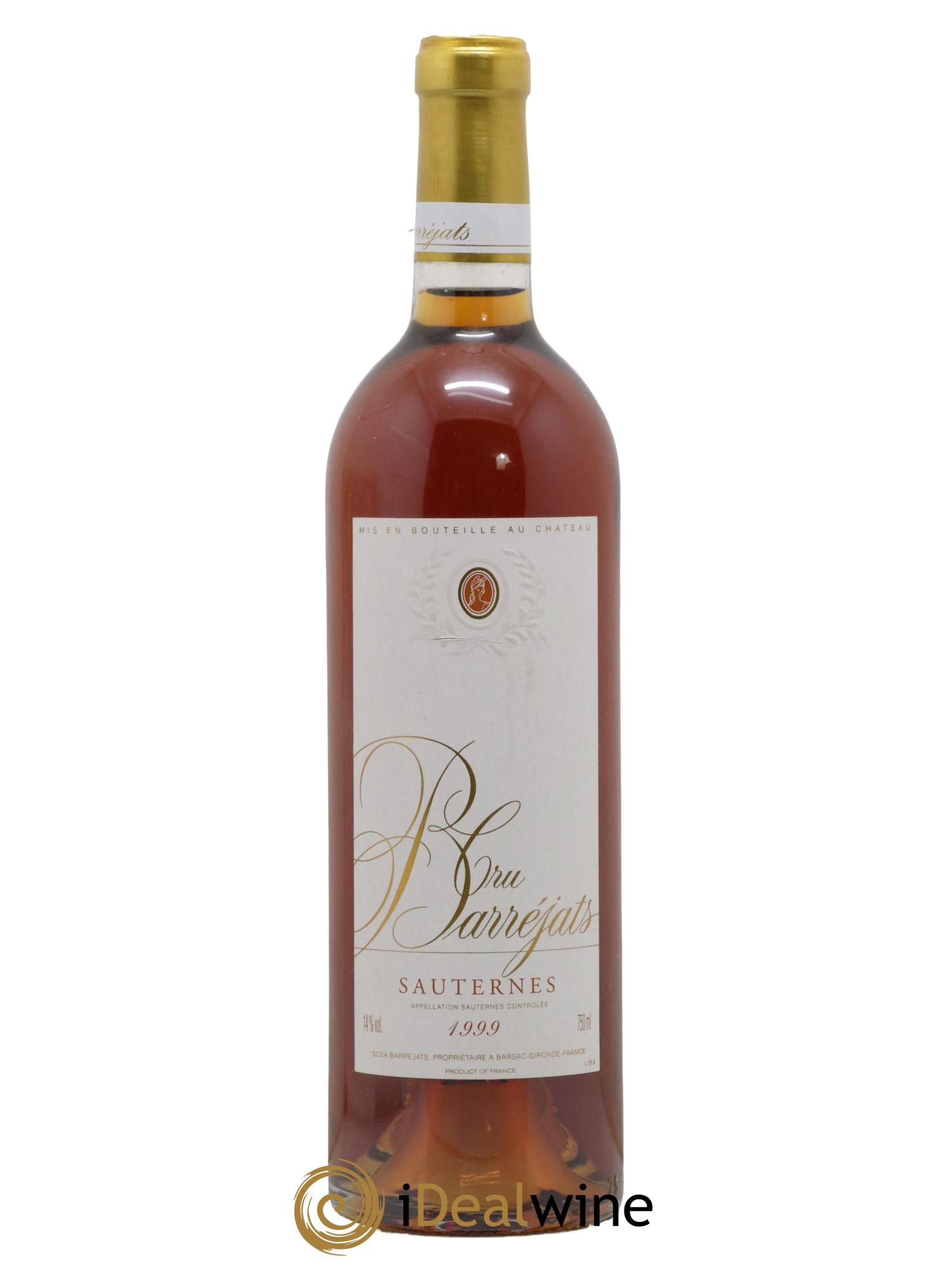 Sauternes Cru Barrejats 1999 - Lotto di 1 bottiglia - 0