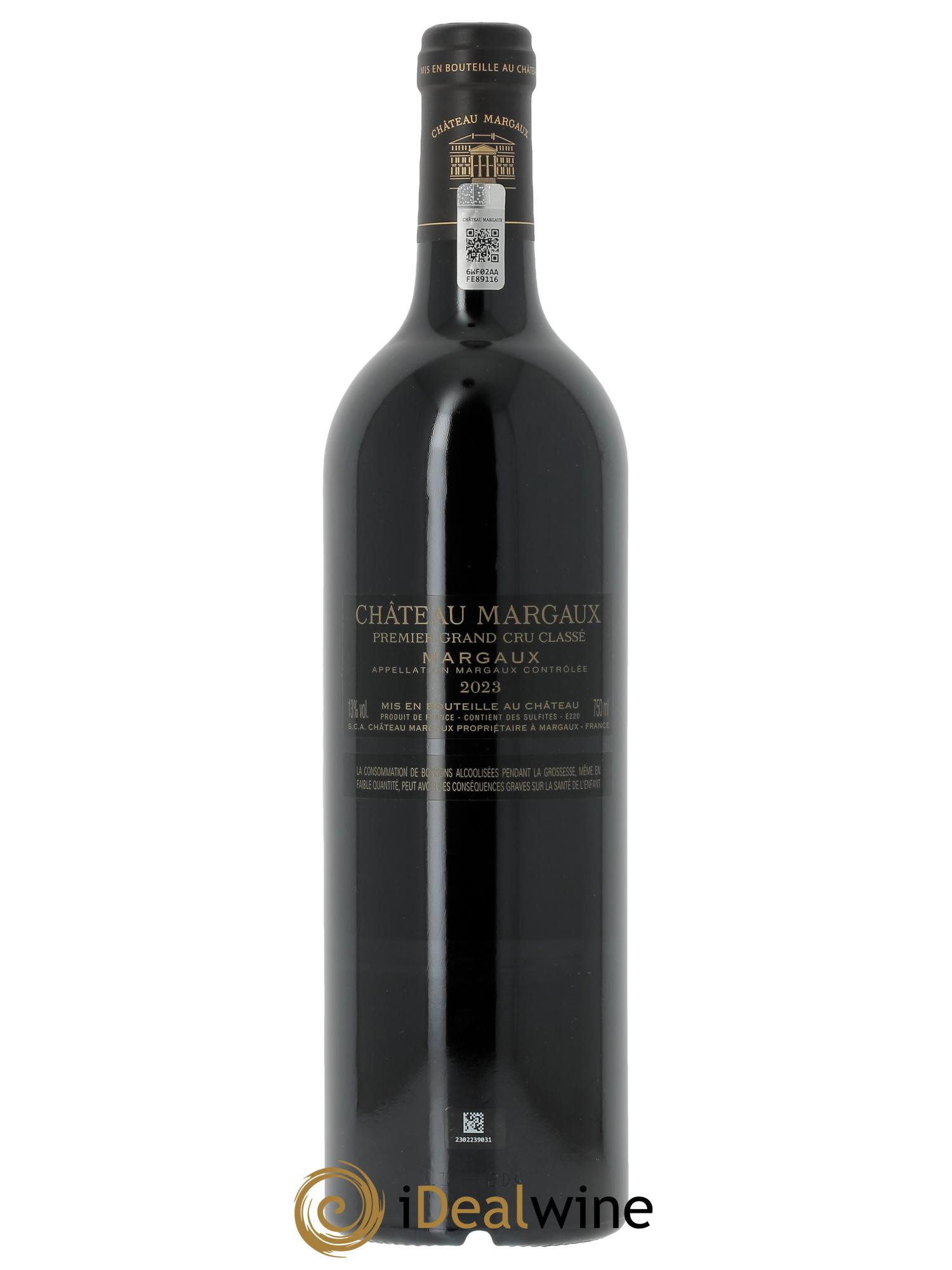 Château Margaux 1er Grand Cru Classé (OWC if 6 bts) 2023 - Lot of 1 bottle - 1