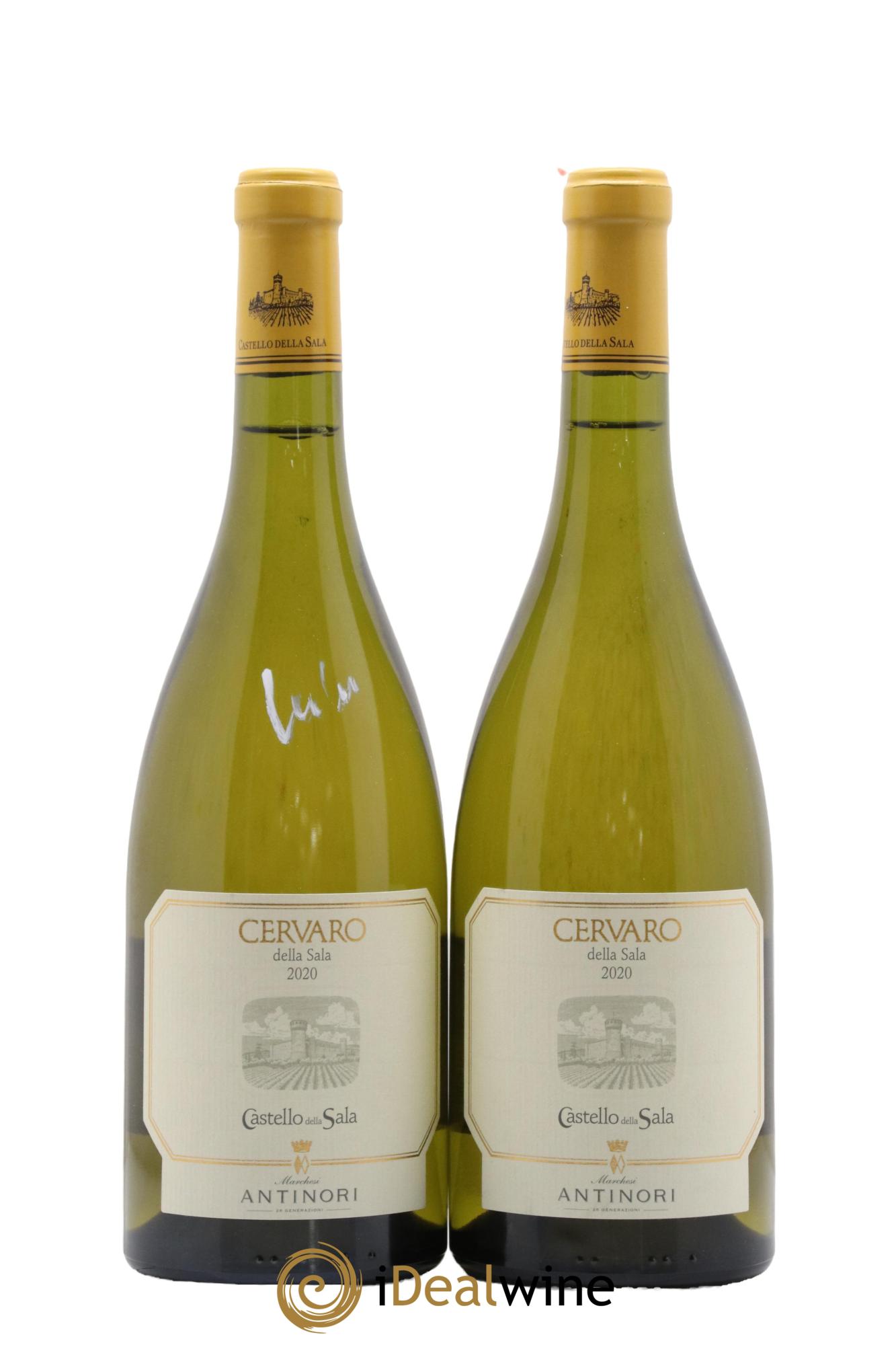 Umbria IGT Cervaro della Sala Castello della Sala - Marchesi Antinori 2020 - Lot de 2 bouteilles - 0