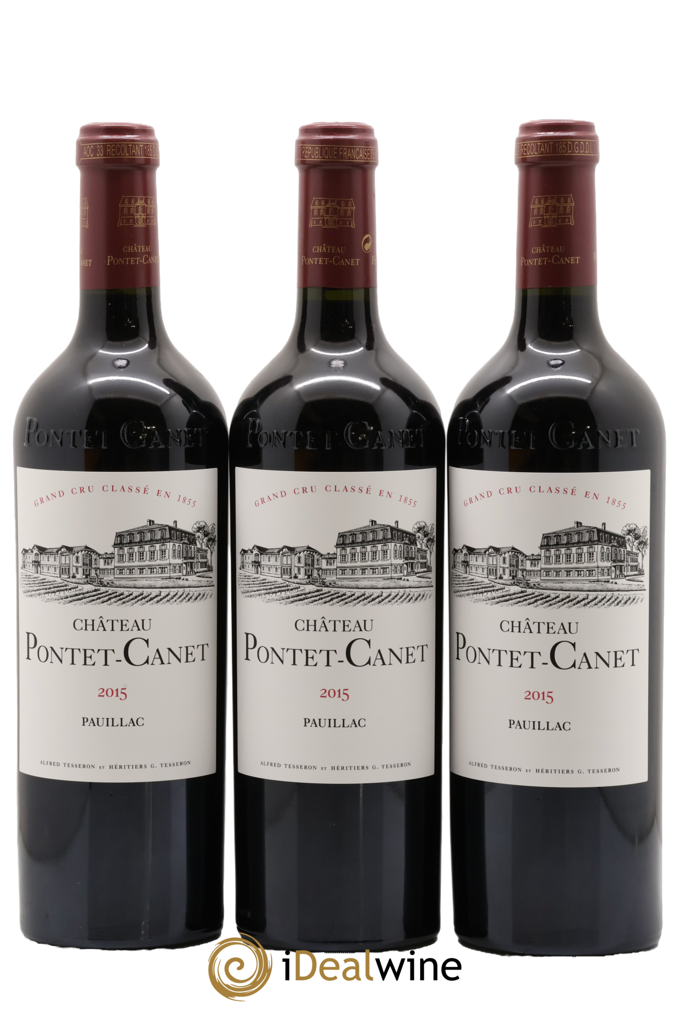 Château Pontet Canet 5ème Grand Cru Classé 2015 - Lot de 12 bouteilles - 3