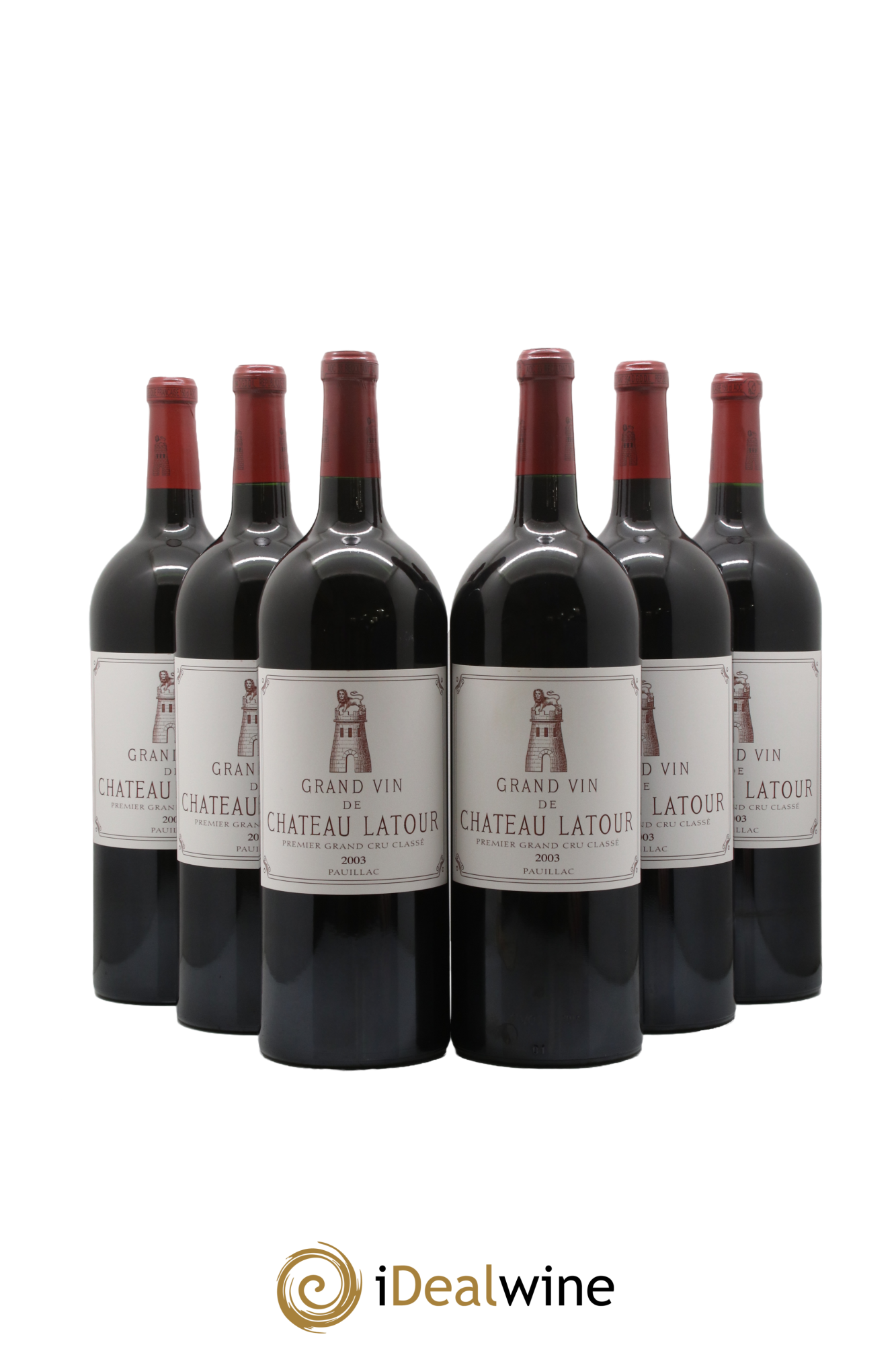 Château Latour 1er Grand Cru Classé 2003 - Lot de 6 magnums - 0