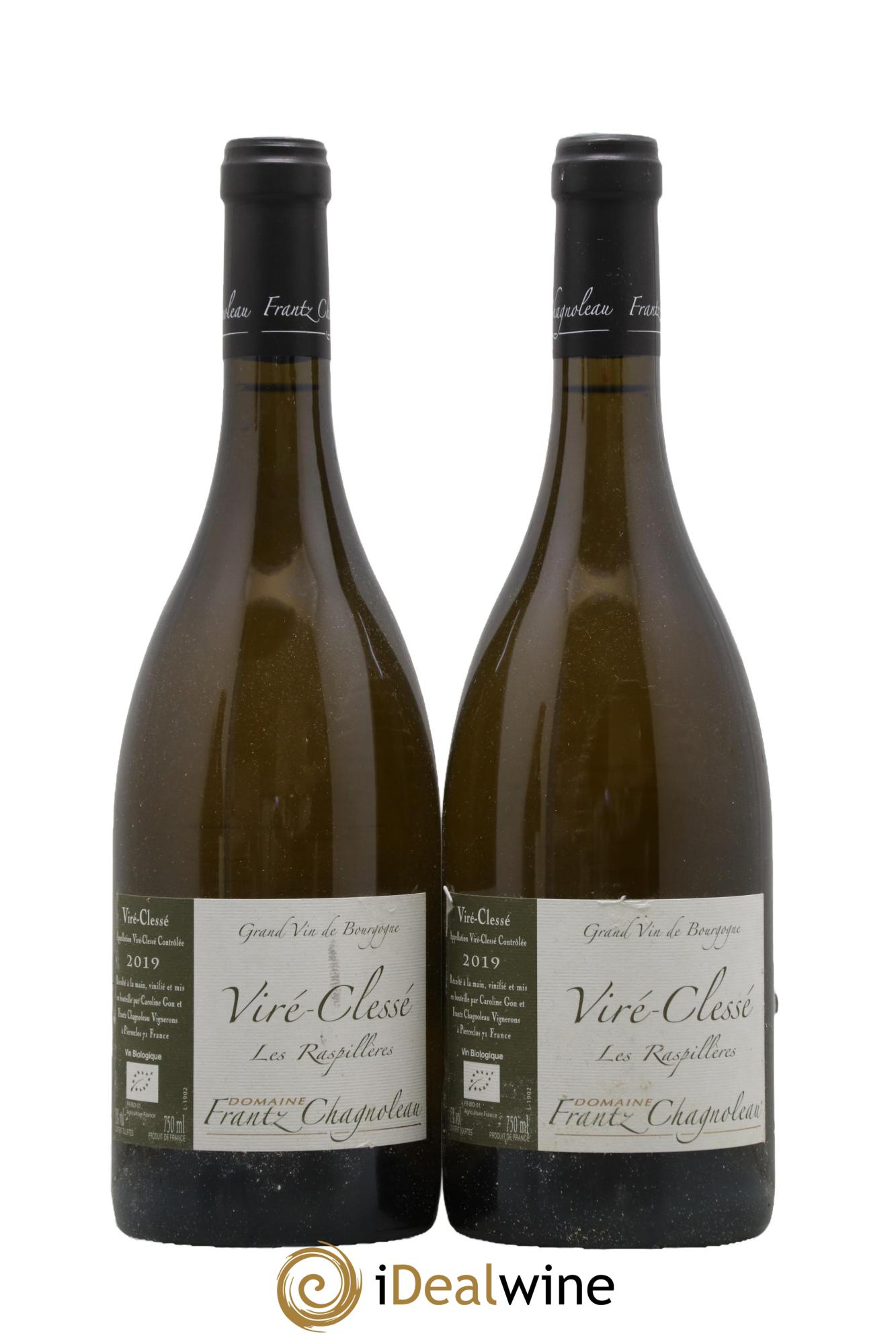Viré-Clessé Les Raspillères Frantz Chagnoleau (Domaine) 2019 - Lot de 2 bouteilles - 0