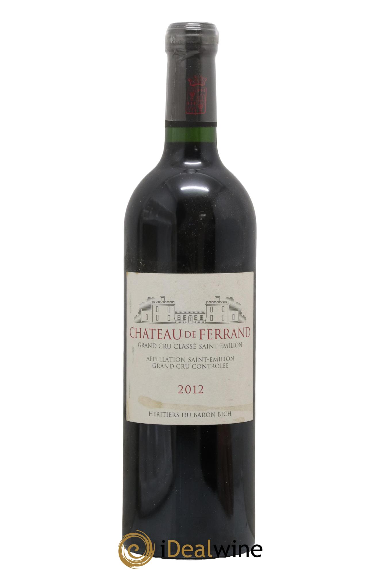 Château de Ferrand Grand Cru Classé 2012 - Lot of 1 bottle - 0