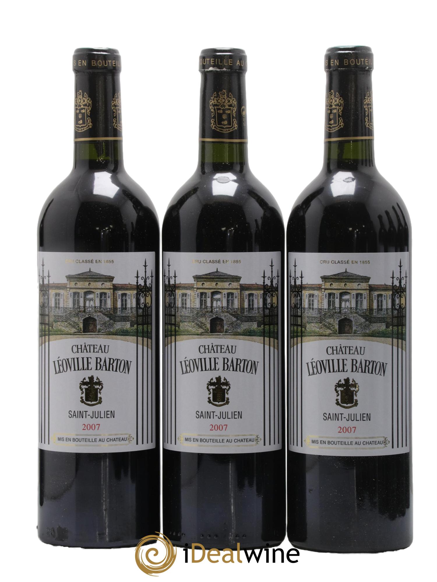 Château Léoville Barton 2ème Grand Cru Classé 2007 - Lotto di 12 bottiglie - 4