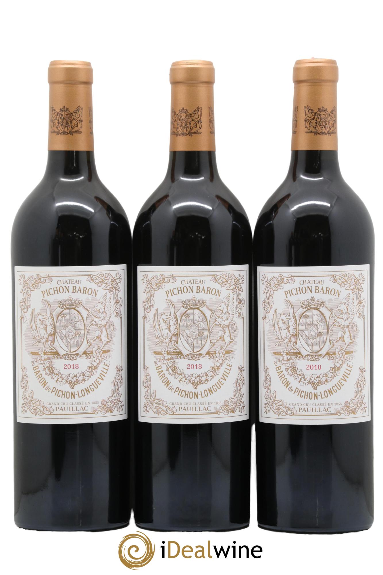 Pichon Longueville Baron 2ème Grand Cru Classé 2018 - Posten von 6 Flaschen - 1
