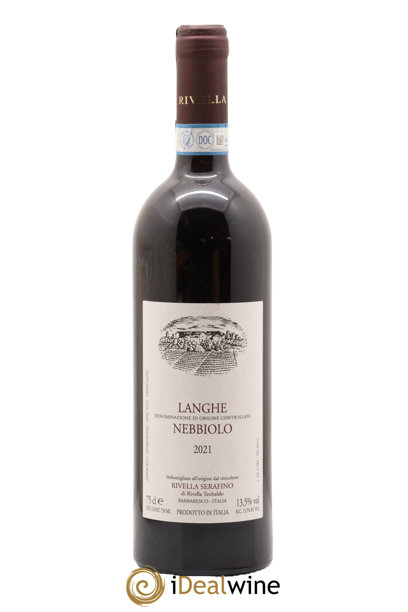 Langhe DOC Nebbiolo Rivella Serafino 2021 - Lotto di 1 bottiglia - 0