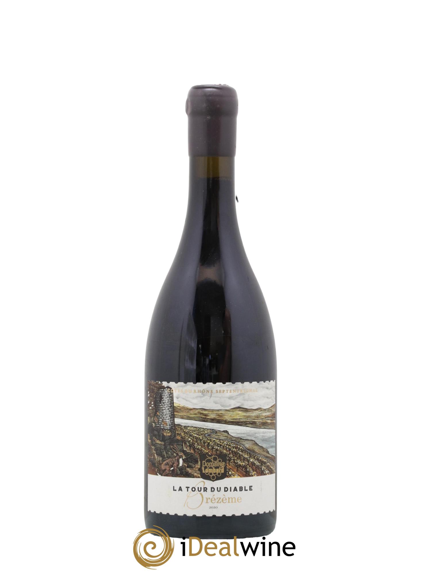 Côtes-du-Rhône La Tour Diable Domaine Lombard Brezeme 2020 - Lot de 1 bouteille - 0