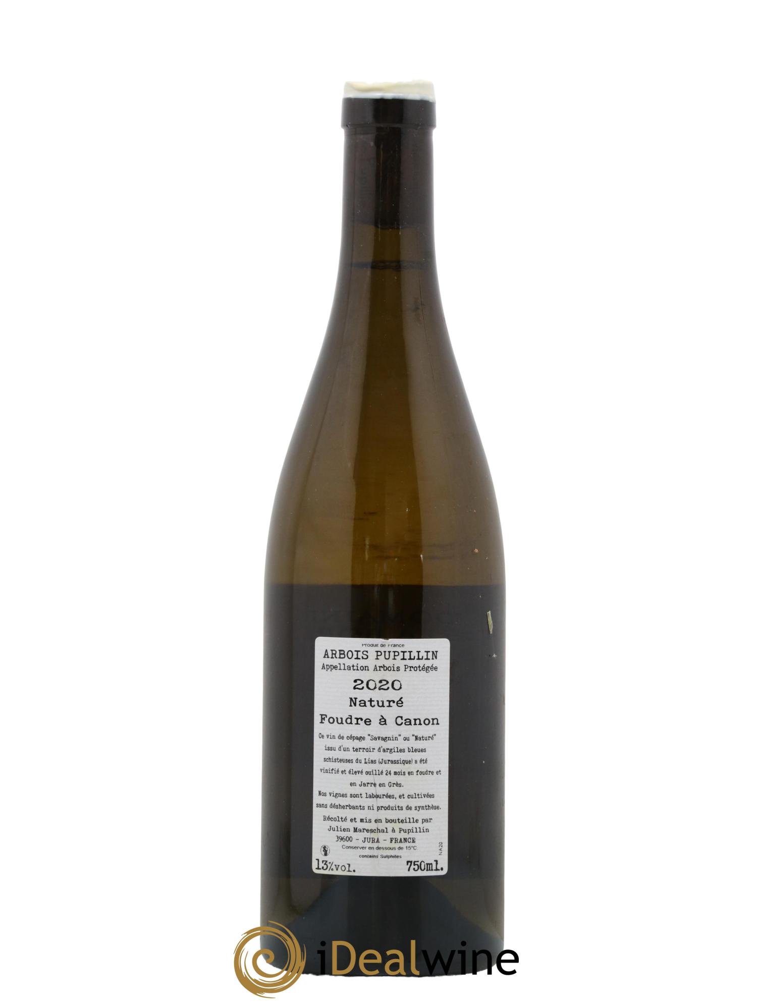 Arbois-Pupillin Foudre à Canon Naturé Domaine de la Borde 2020 - Lot de 1 bouteille - 1