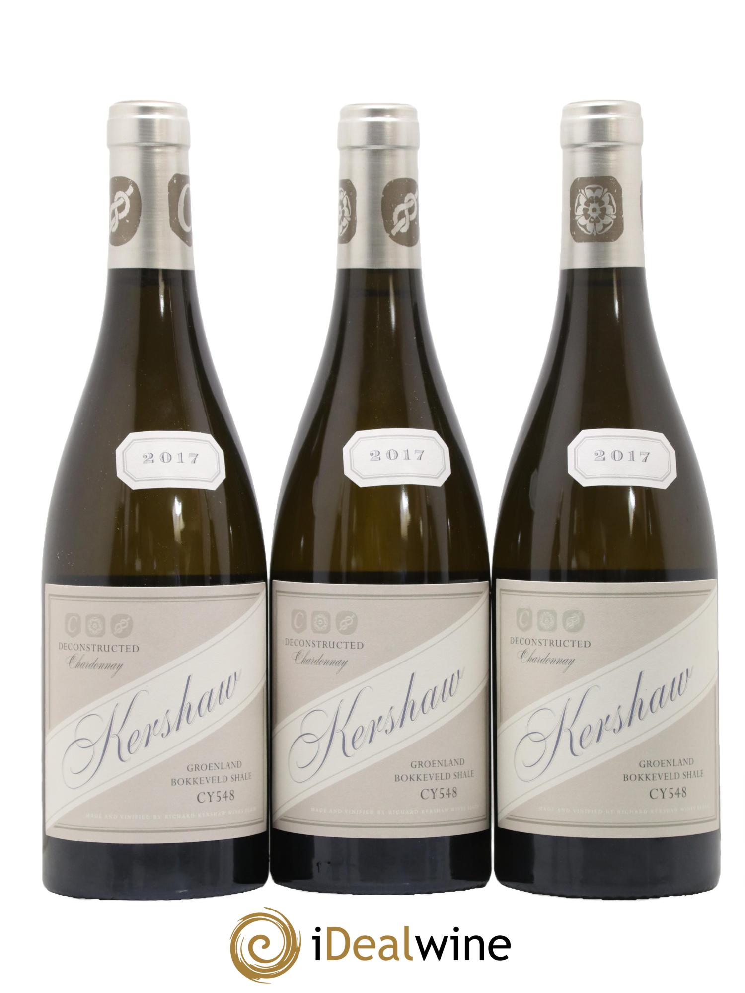Afrique du Sud Deconstructed Chardonnay Groenand Bokkeveld Shale CY548 Kershaw 2017 - Lot de 6 bouteilles - 2