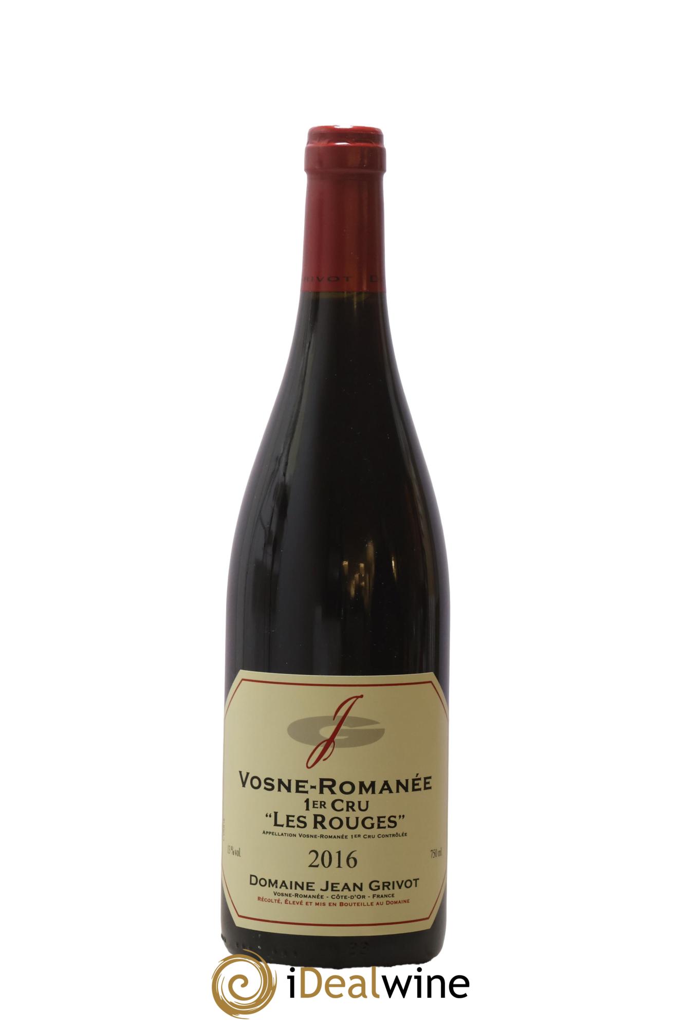 Vosne-Romanée 1er Cru Les Rouges Jean Grivot 2016 - Lot de 1 bouteille - 0