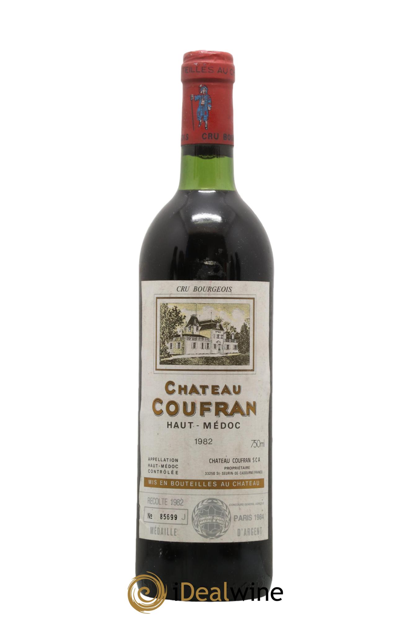 Château Coufran Cru Bourgeois 1982 - Lot de 1 bouteille - 0