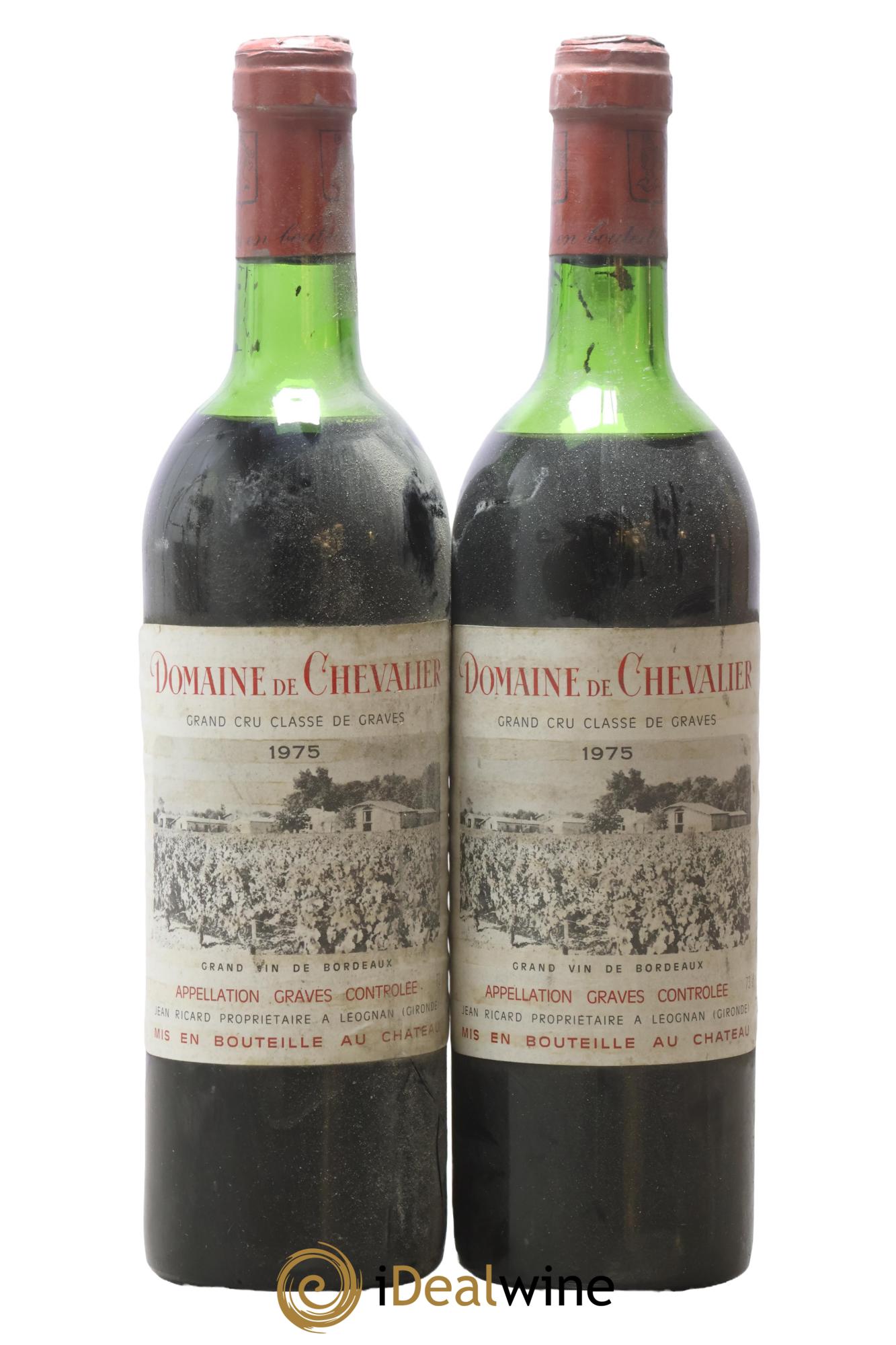 Domaine de Chevalier Cru Classé de Graves 1975 - Posten von 2 Flaschen - 0