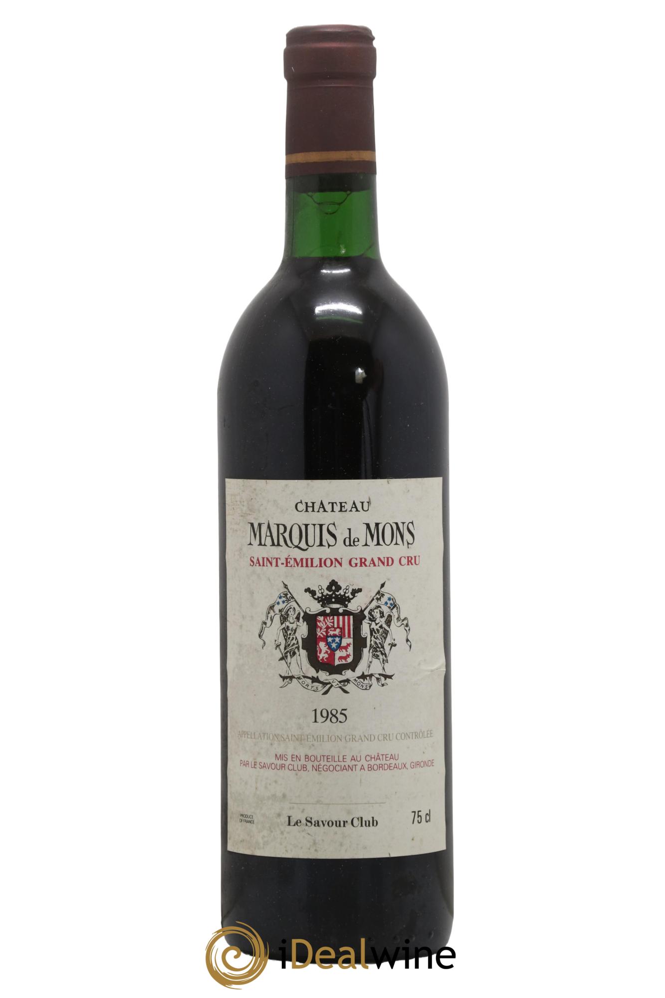 Marquis de Mons 1985 - Lot de 1 bouteille - 0