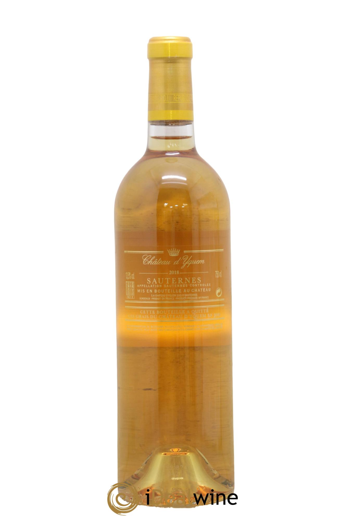 Château d' Yquem 1er Cru Classé Supérieur 2018 - Lot of 1 bottle - 1