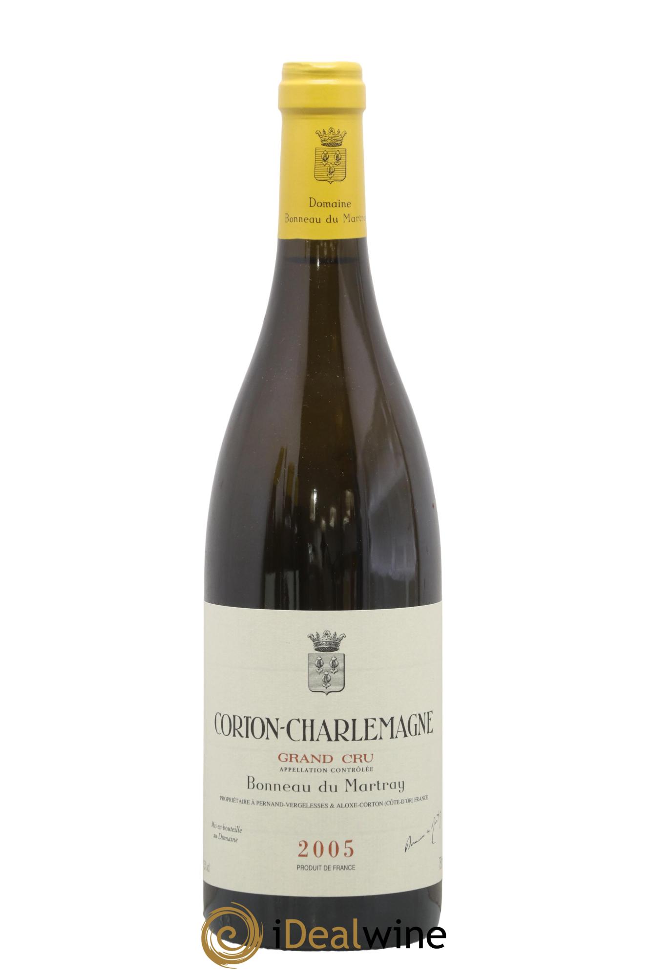 Corton-Charlemagne Grand Cru Bonneau du Martray (Domaine) 2005 - Lot de 1 bouteille - 0