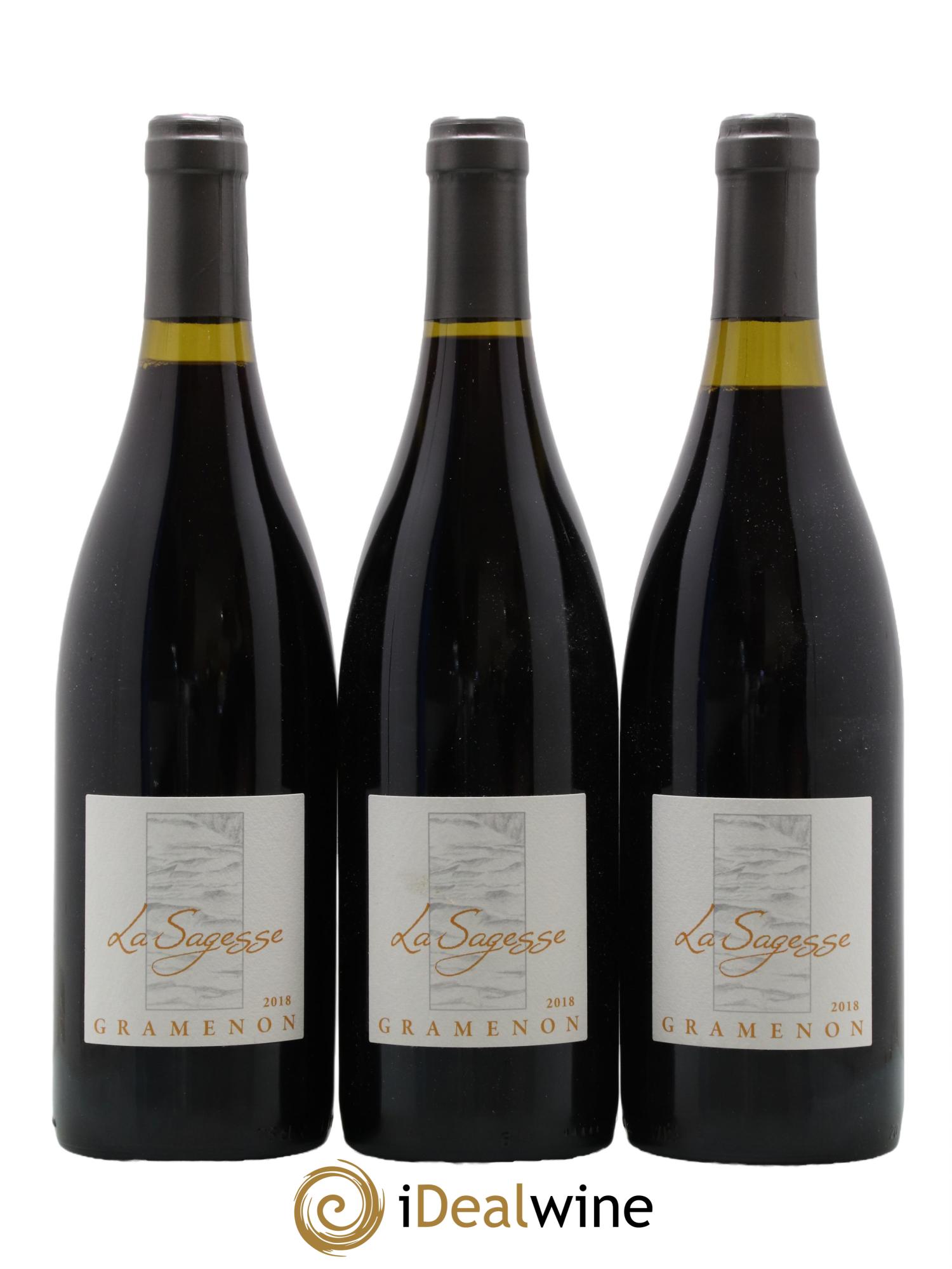 Côtes-du-Rhône La Sagesse Gramenon (Domaine) 2018 - Lotto di 3 bottiglie - 0