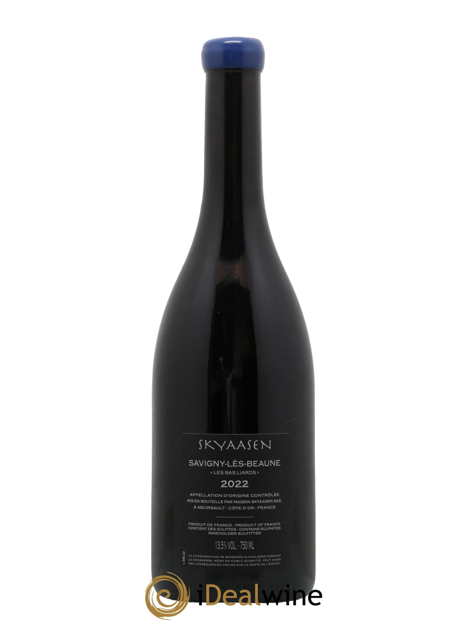 Savigny-lès-Beaune Les Bas Liards Maison Skyaasen 2022 - Lot de 1 bouteille - 1