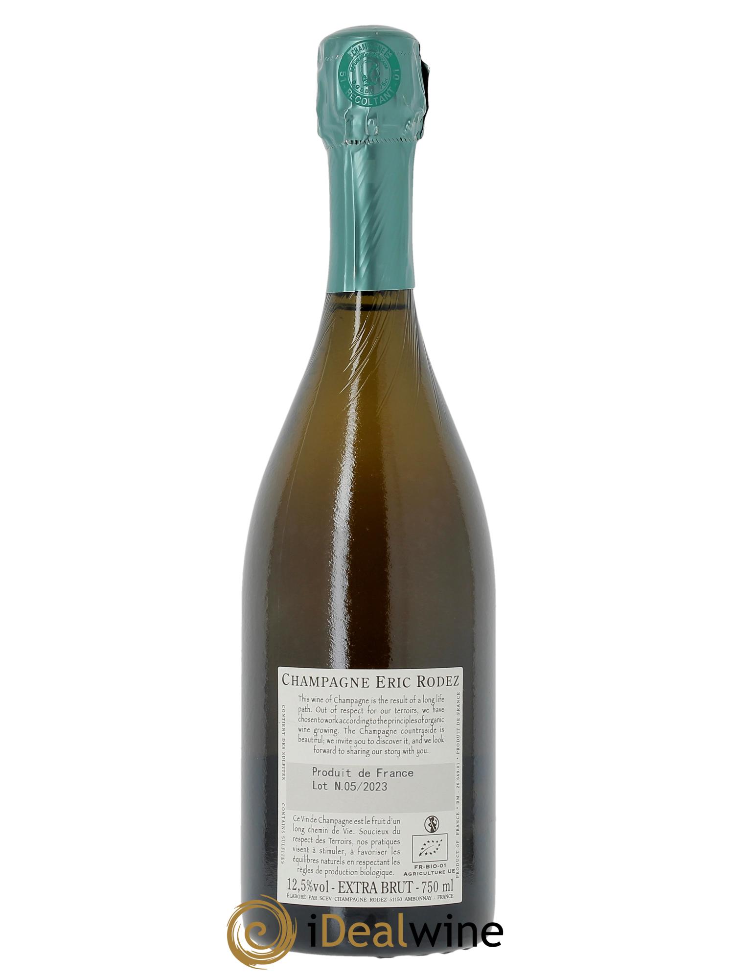 Blanc de Noirs Grand Cru Extra-Brut Eric Rodez - Lot de 1 bouteille - 1