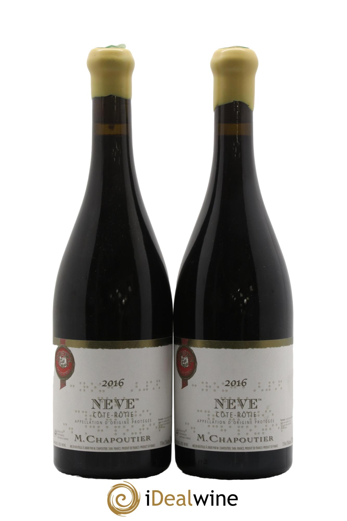 Côte-Rôtie La Neve Chapoutier 2016 - Lot of 2 bottles - 0