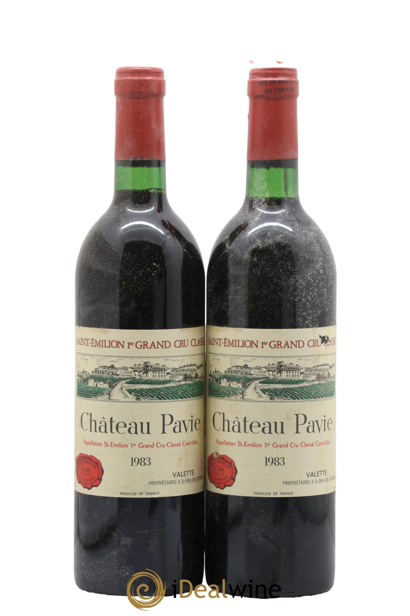 Château Pavie 1er Grand Cru Classé A 1983 - Posten von 2 Flaschen - 0