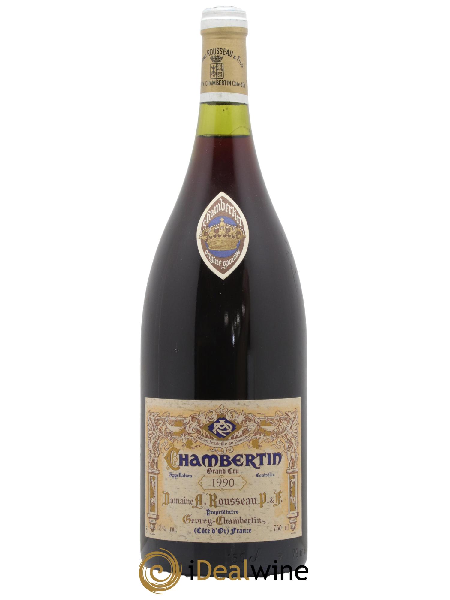 Chambertin Grand Cru Armand Rousseau (Domaine) 1990 - Lot de 1 magnum - 0