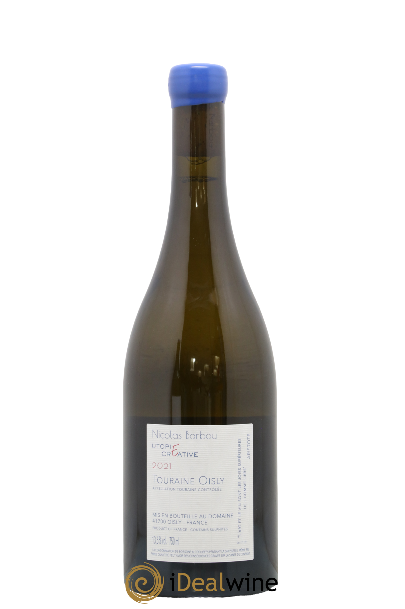 Touraine-Oisly Utopie Créative Nicolas Barbou 2021 - Lot of 1 bottle - 1