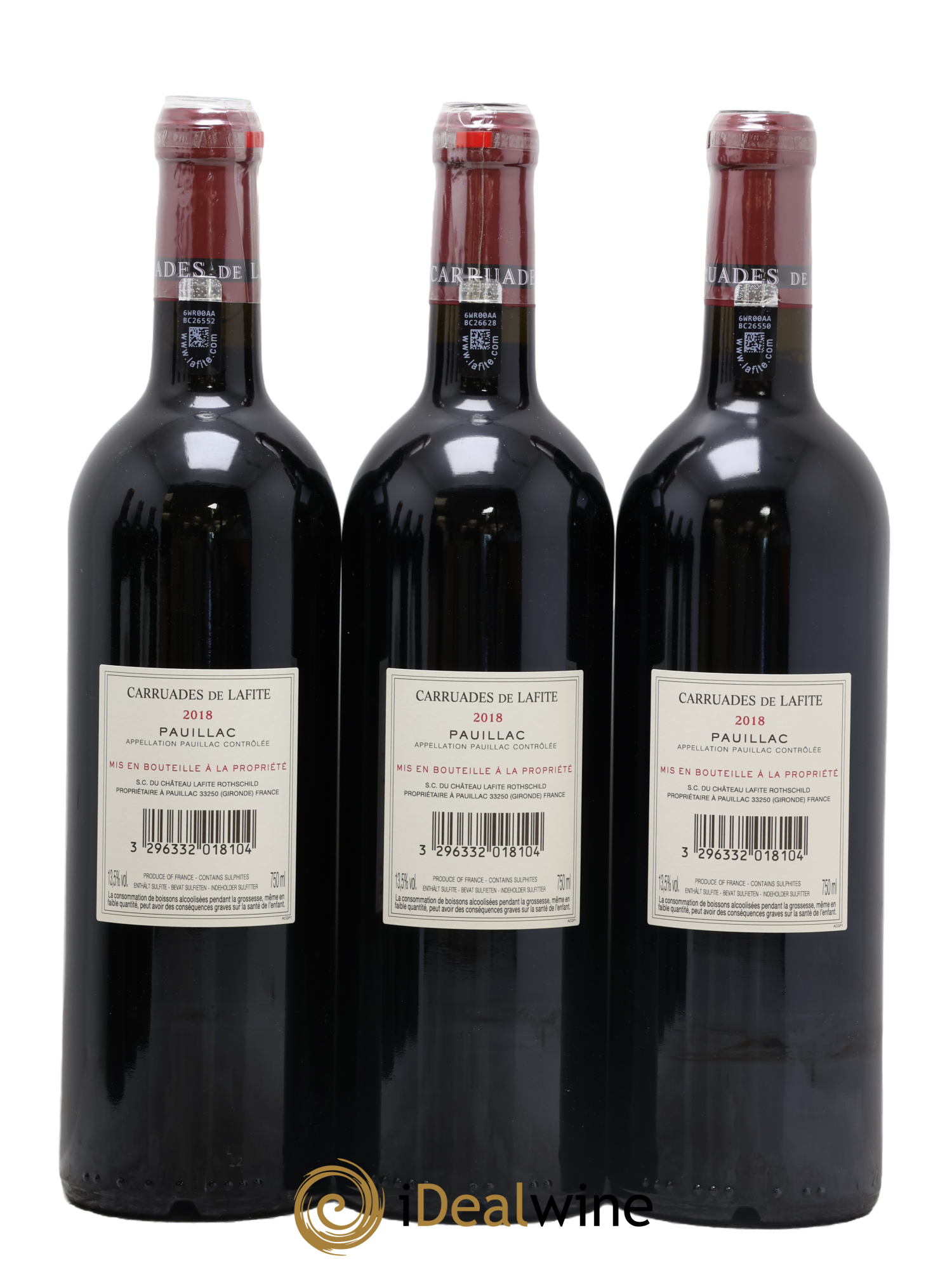 Carruades de Lafite Rothschild Second Vin 2018 - Lot of 6 bottles - 2