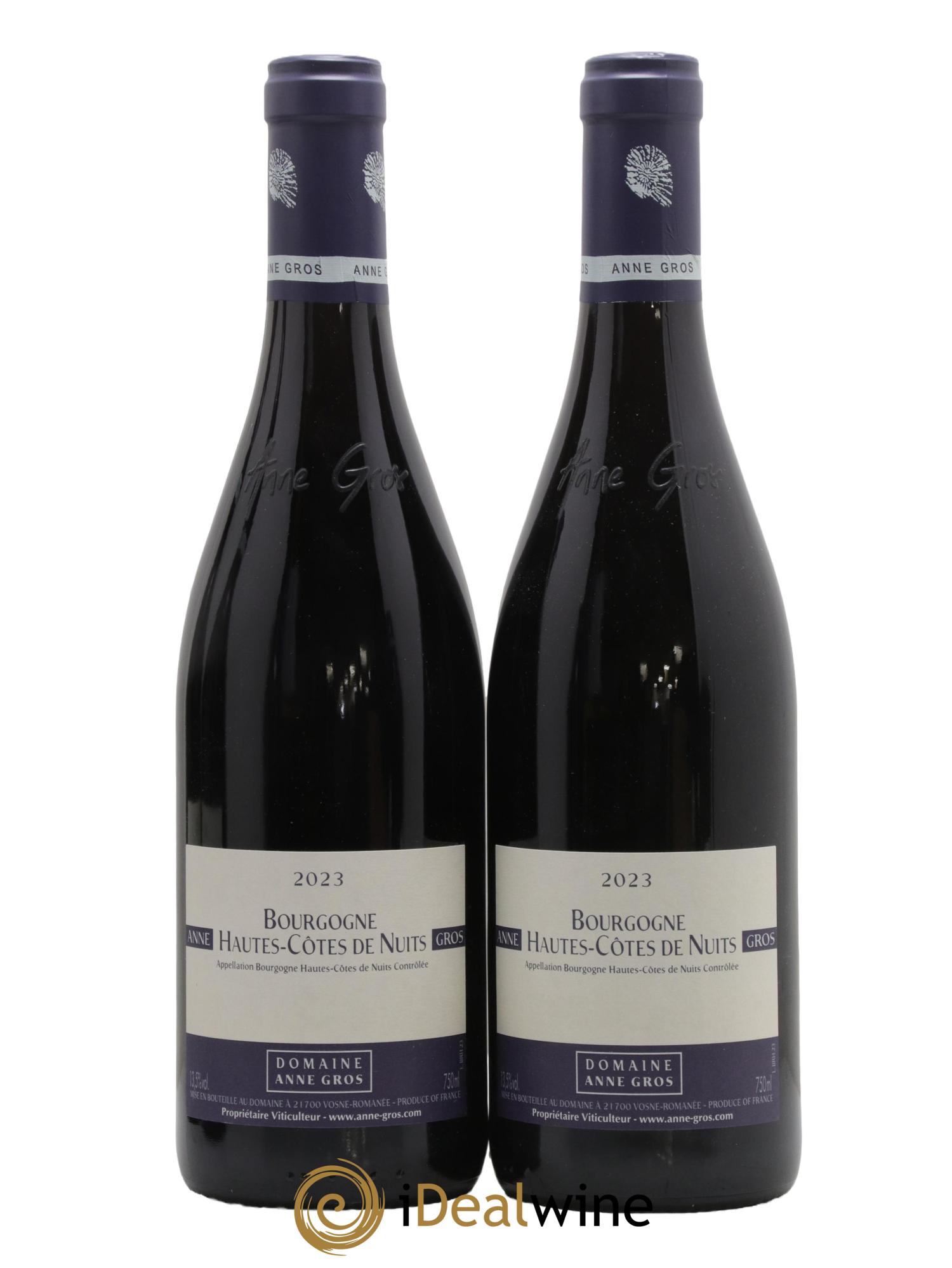 Hautes-Côtes de Nuits Anne Gros 2023 - Lotto di 2 bottiglie - 0