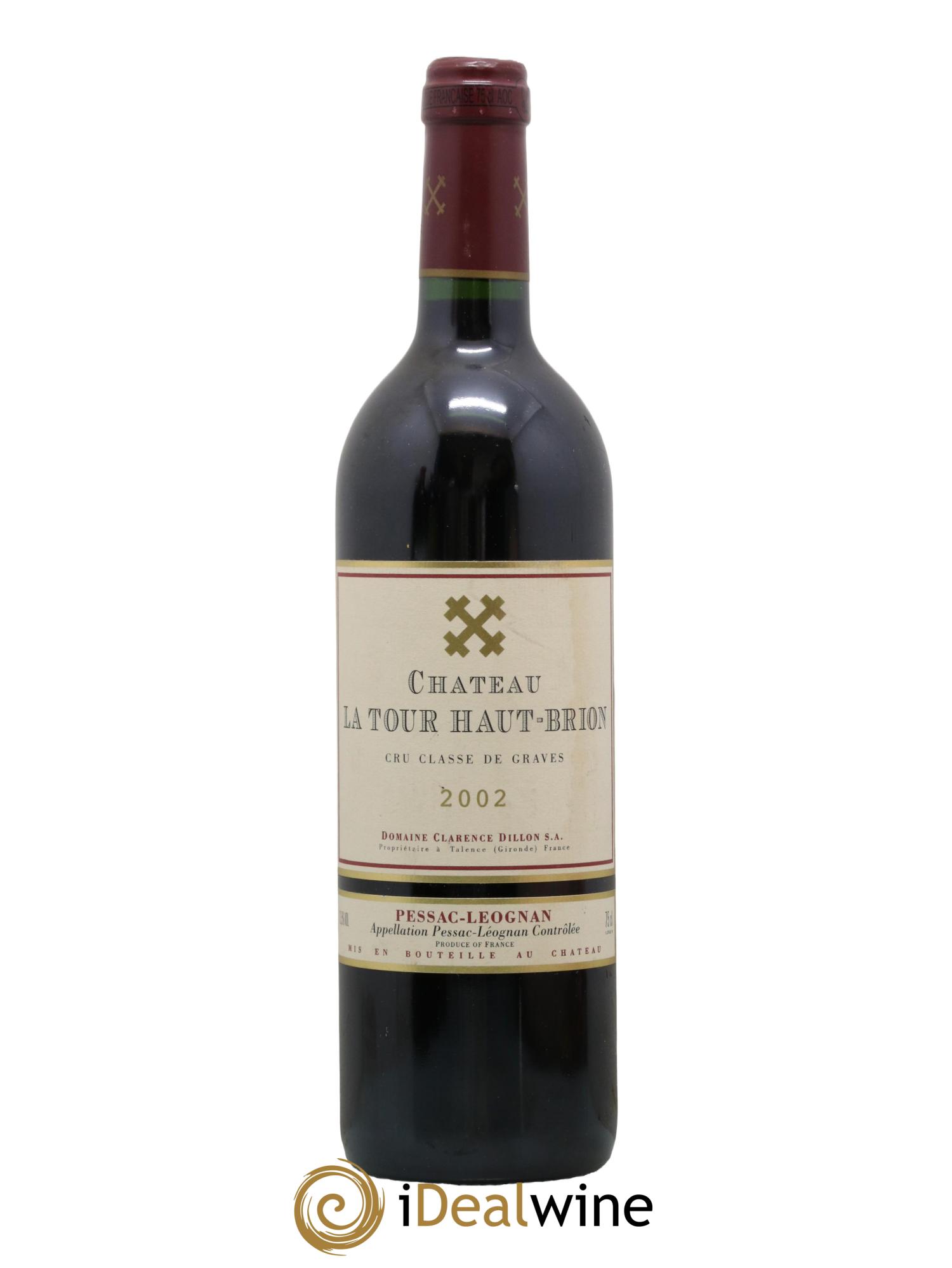 Château la Tour Haut-Brion Cru Classé de Graves 2002 - Lot de 1 bouteille - 0