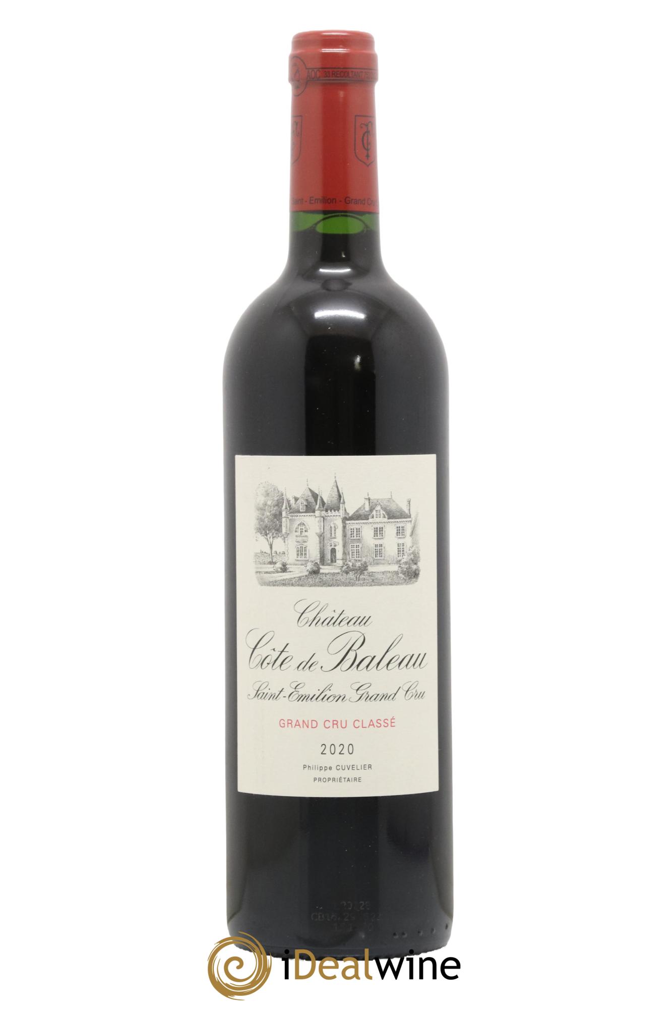 Château Côte de Baleau Grand Cru Classé 2020 - Lot de 1 bouteille - 0