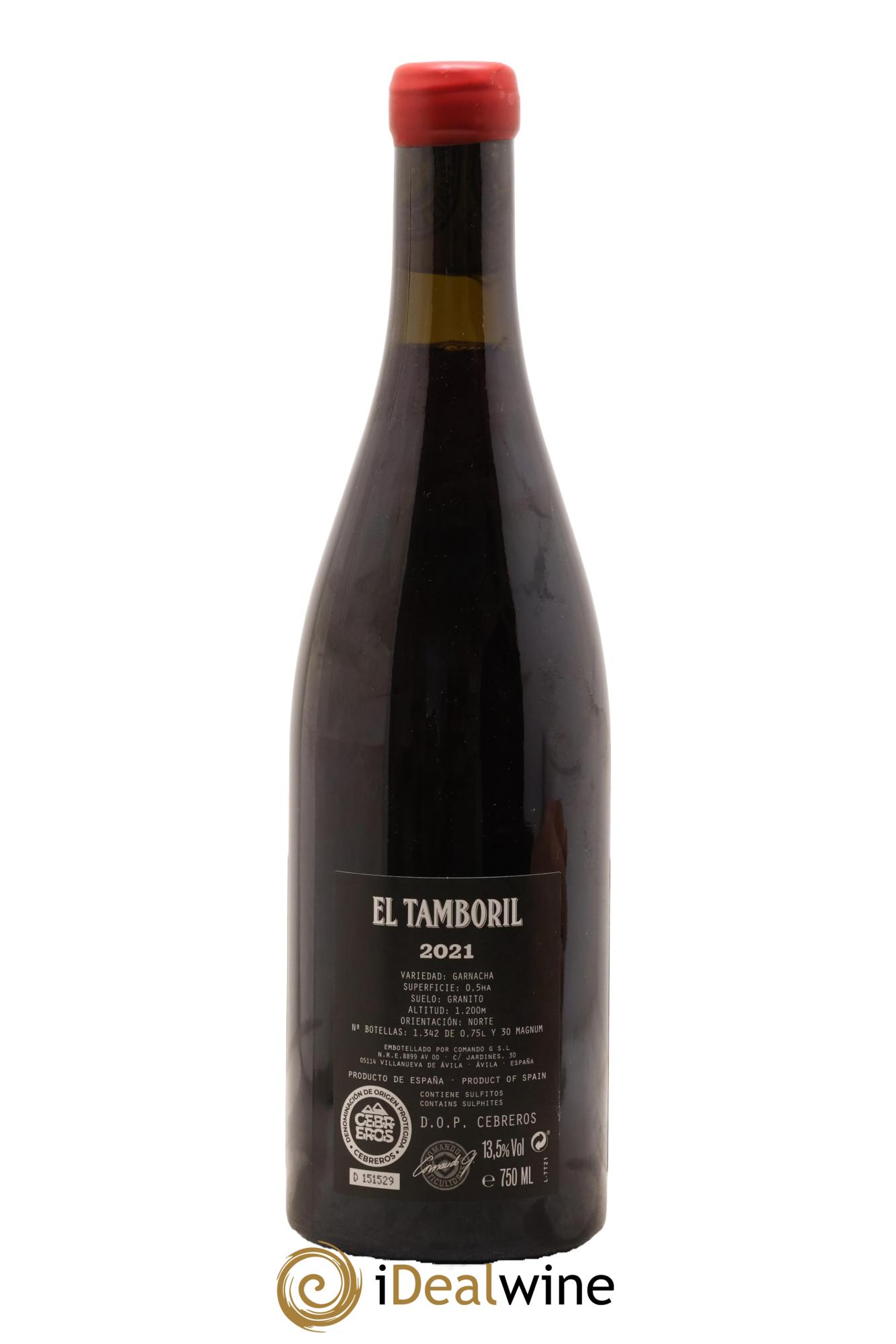 Sierra de Gredos Comando G Tamboril Tinto 2021 - Posten von 1 Flasche - 1
