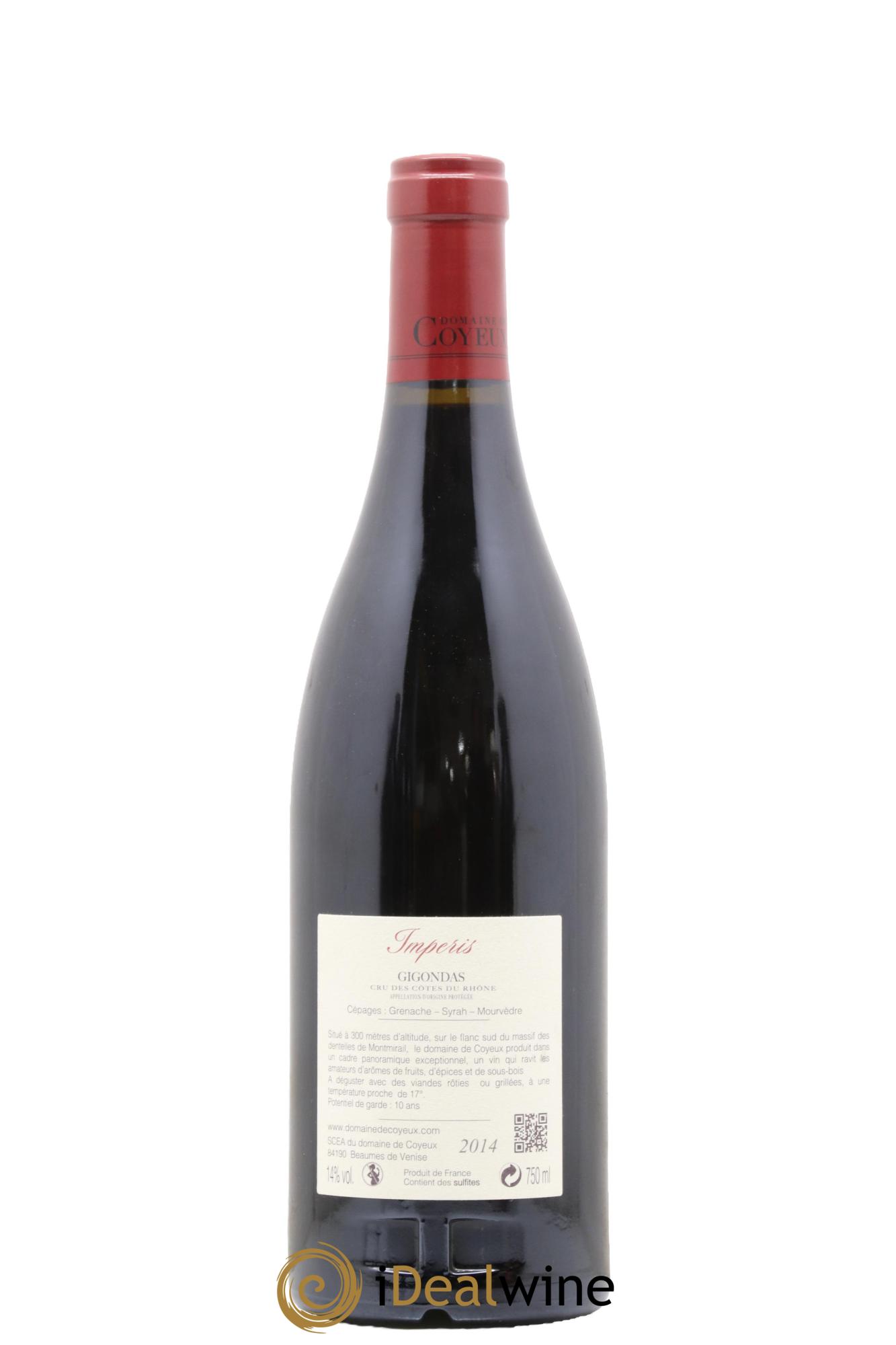 Gigondas Imperis Domaine de Coyeux 2014 - Lot de 1 bouteille - 1