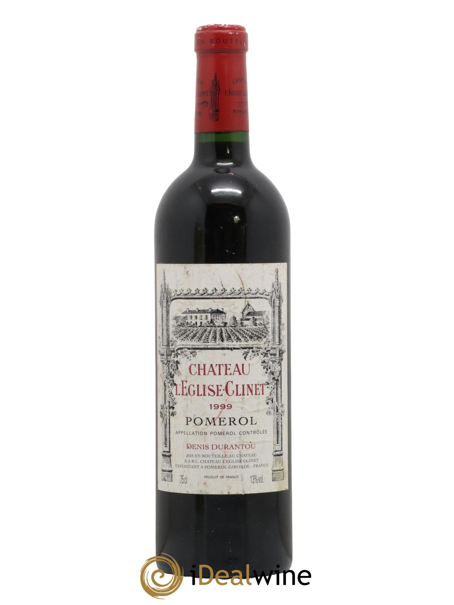 Château l' Église Clinet 1999 - Lot de 1 bouteille - 0
