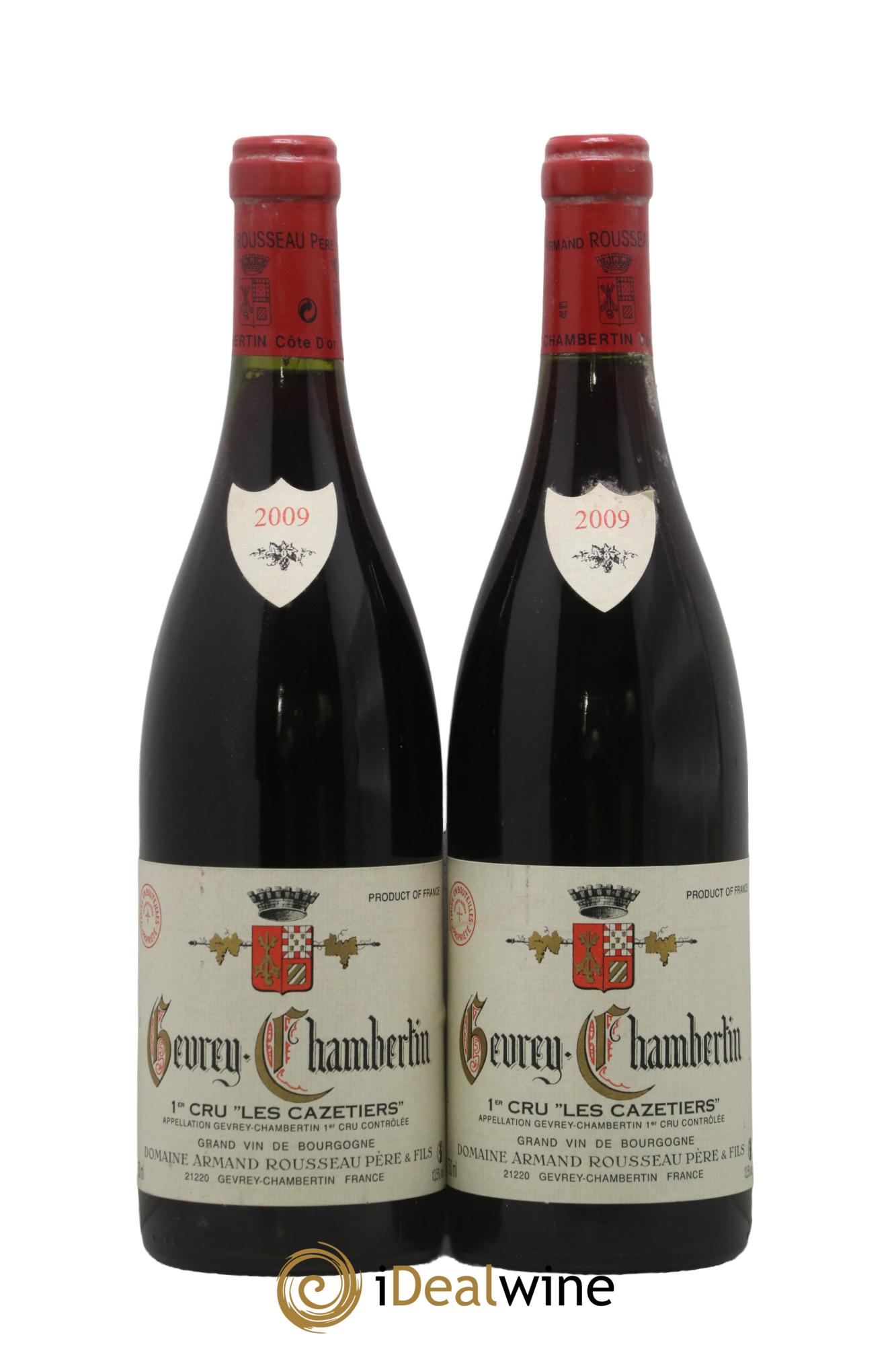 Gevrey-Chambertin 1er Cru Les Cazetiers Armand Rousseau (Domaine) 2009 - Lot de 2 bouteilles - 0