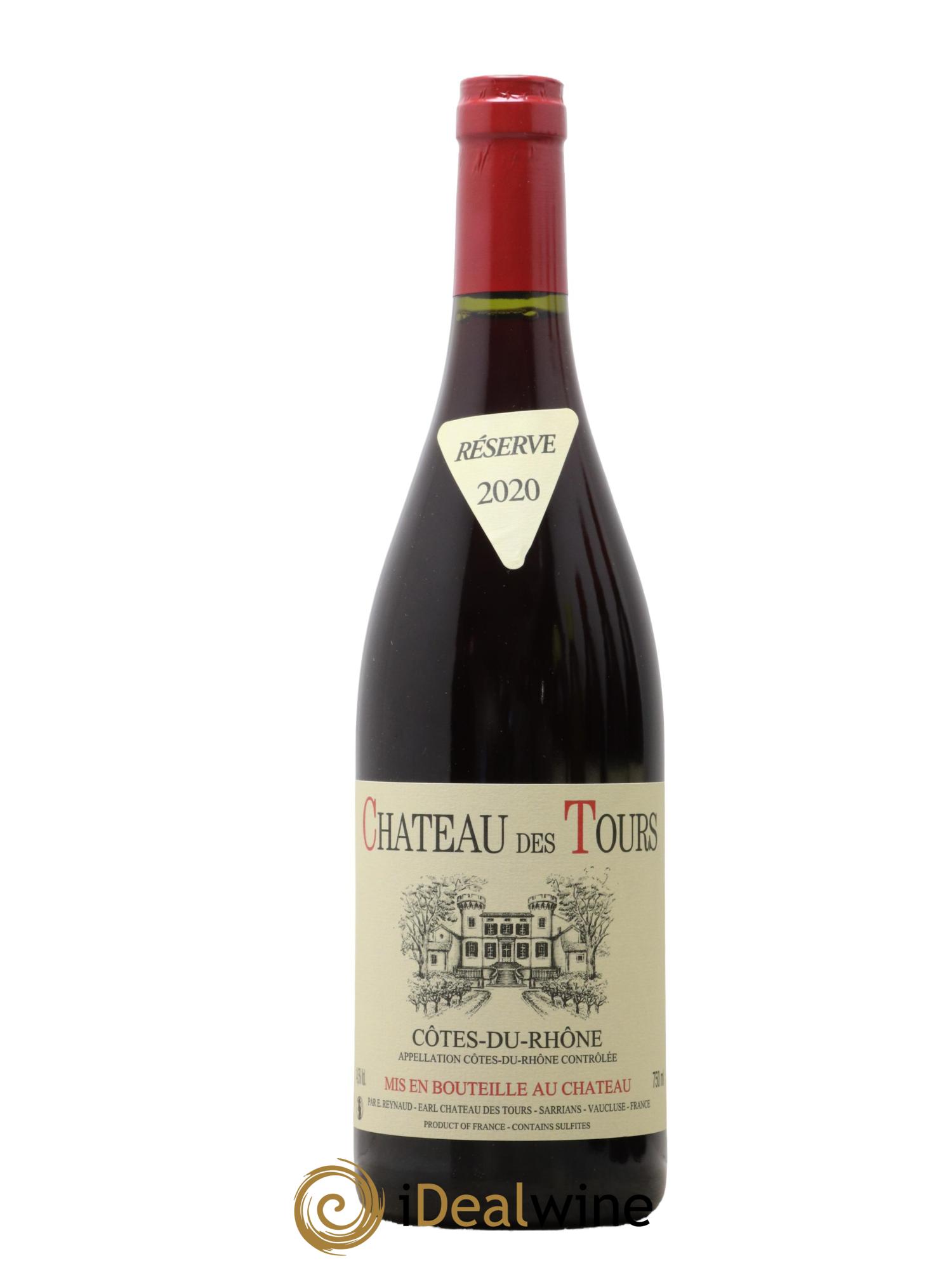 Côtes-du-Rhône Château des Tours Emmanuel Reynaud 2020 - Lot de 1 bouteille - 0