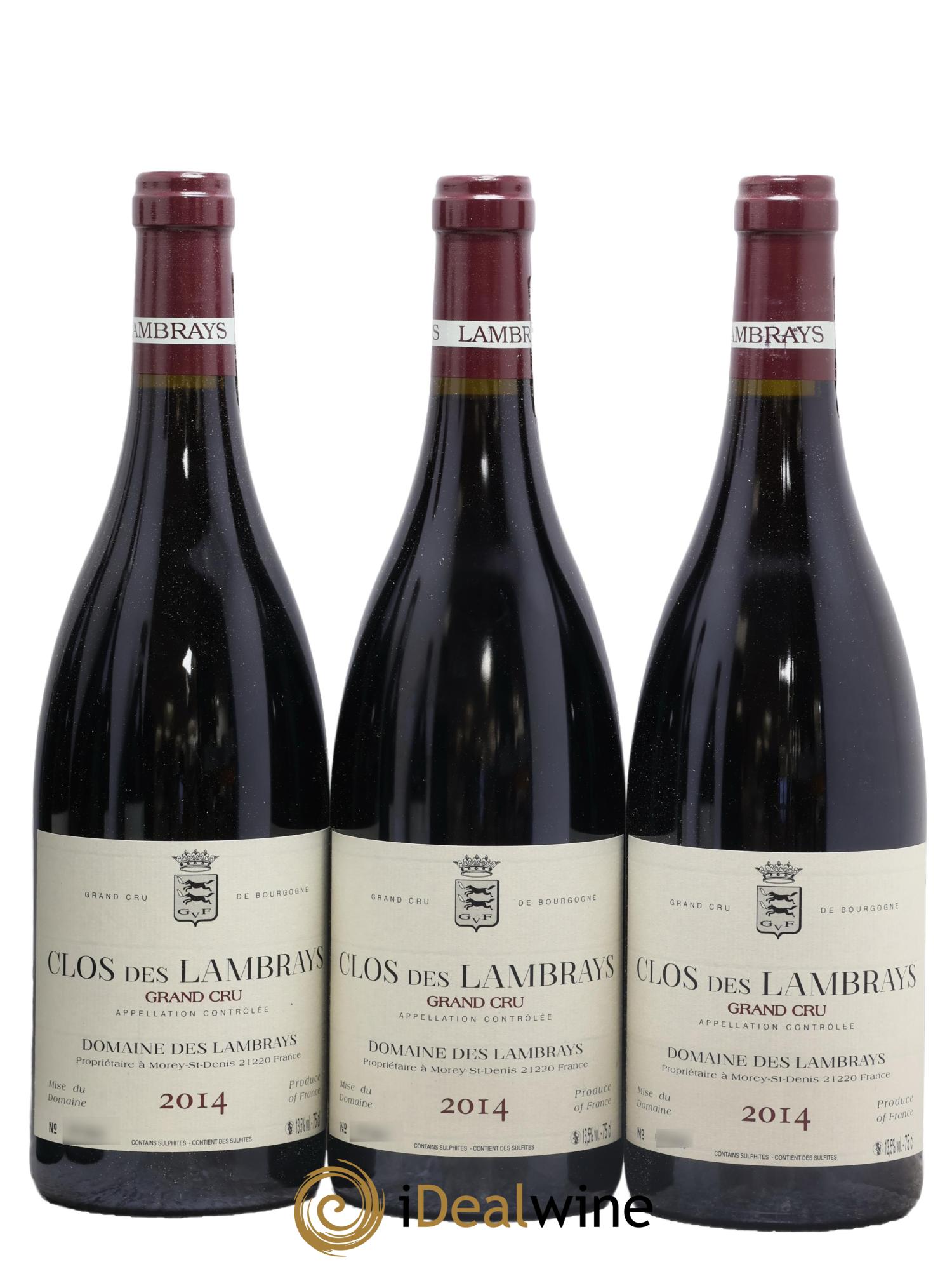 Clos des Lambrays Grand Cru Domaine des Lambrays 2014 - Lot de 6 bouteilles - 1
