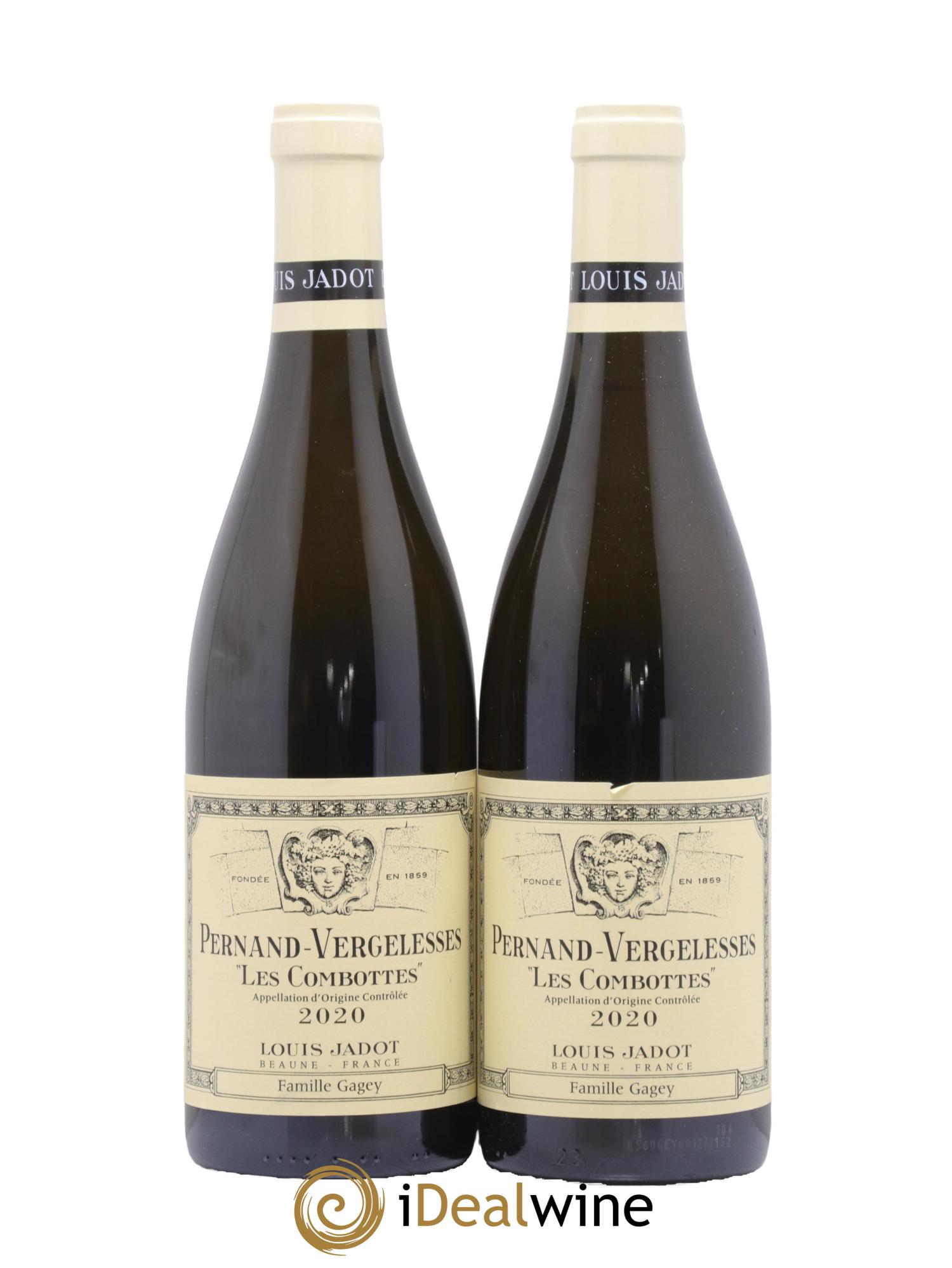 Pernand-Vergelesses Les Combottes Louis Jadot 2020 - Lot de 2 bouteilles - 0
