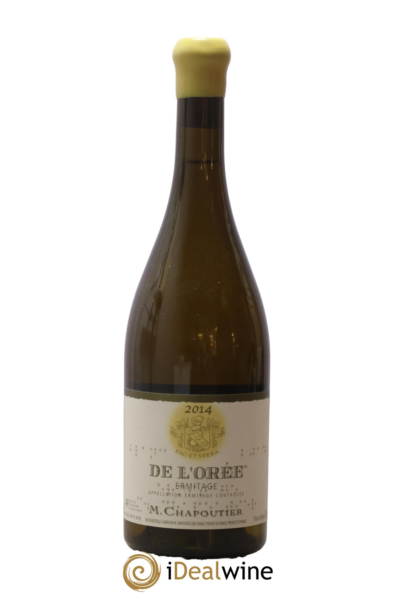 Hermitage Ermitage de l'Orée Chapoutier 2014 - Posten von 1 Flasche - 0